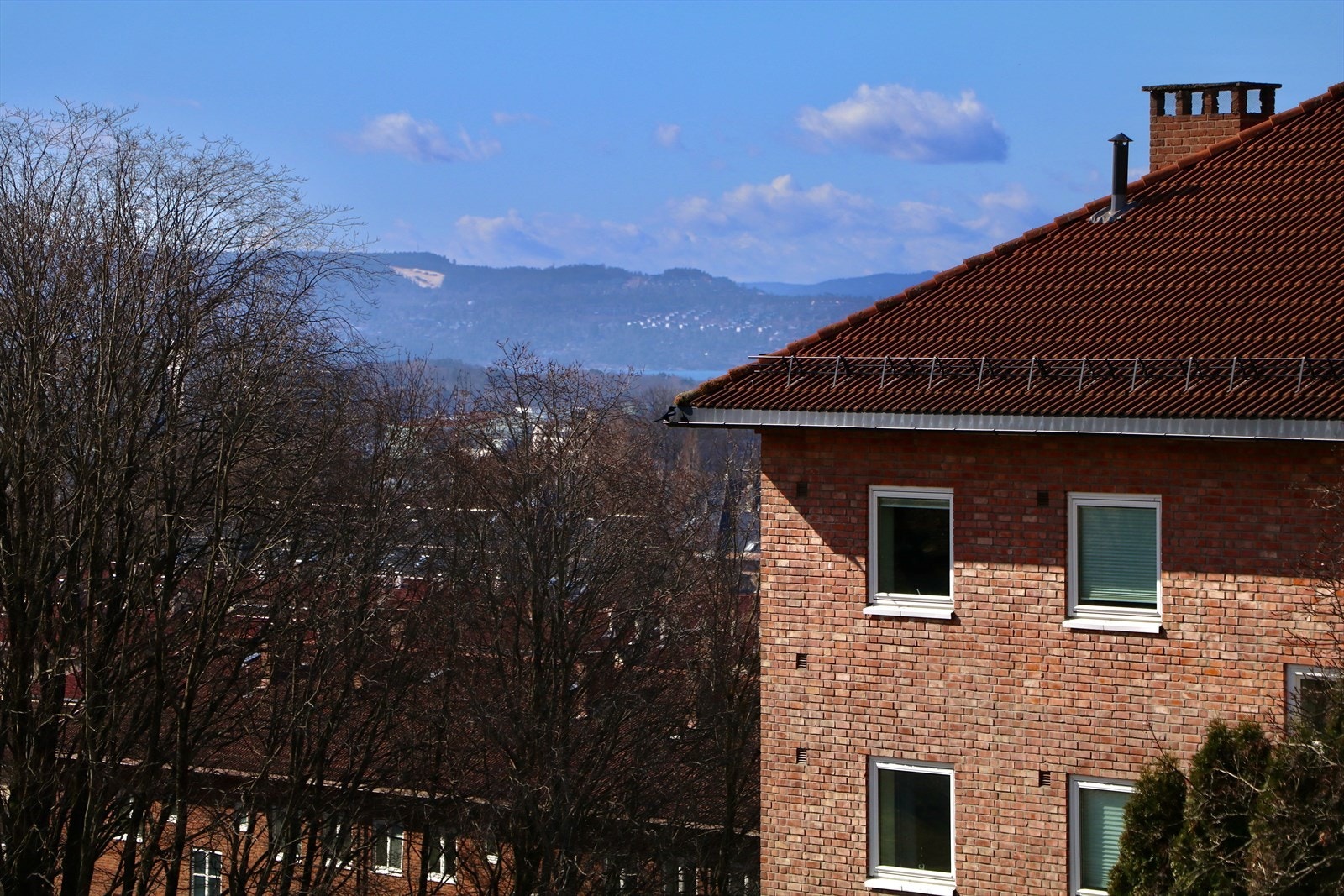 Utsikt fra balkongen Galleribilde