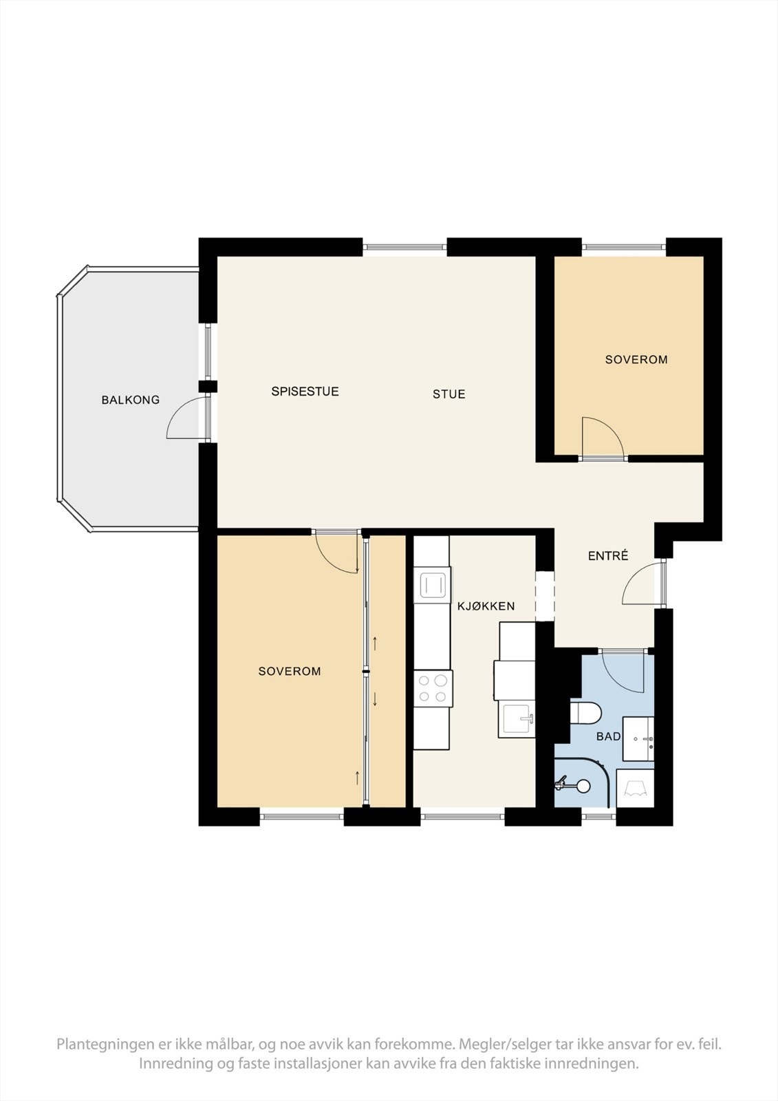 Plantegning 3.etg Galleribilde