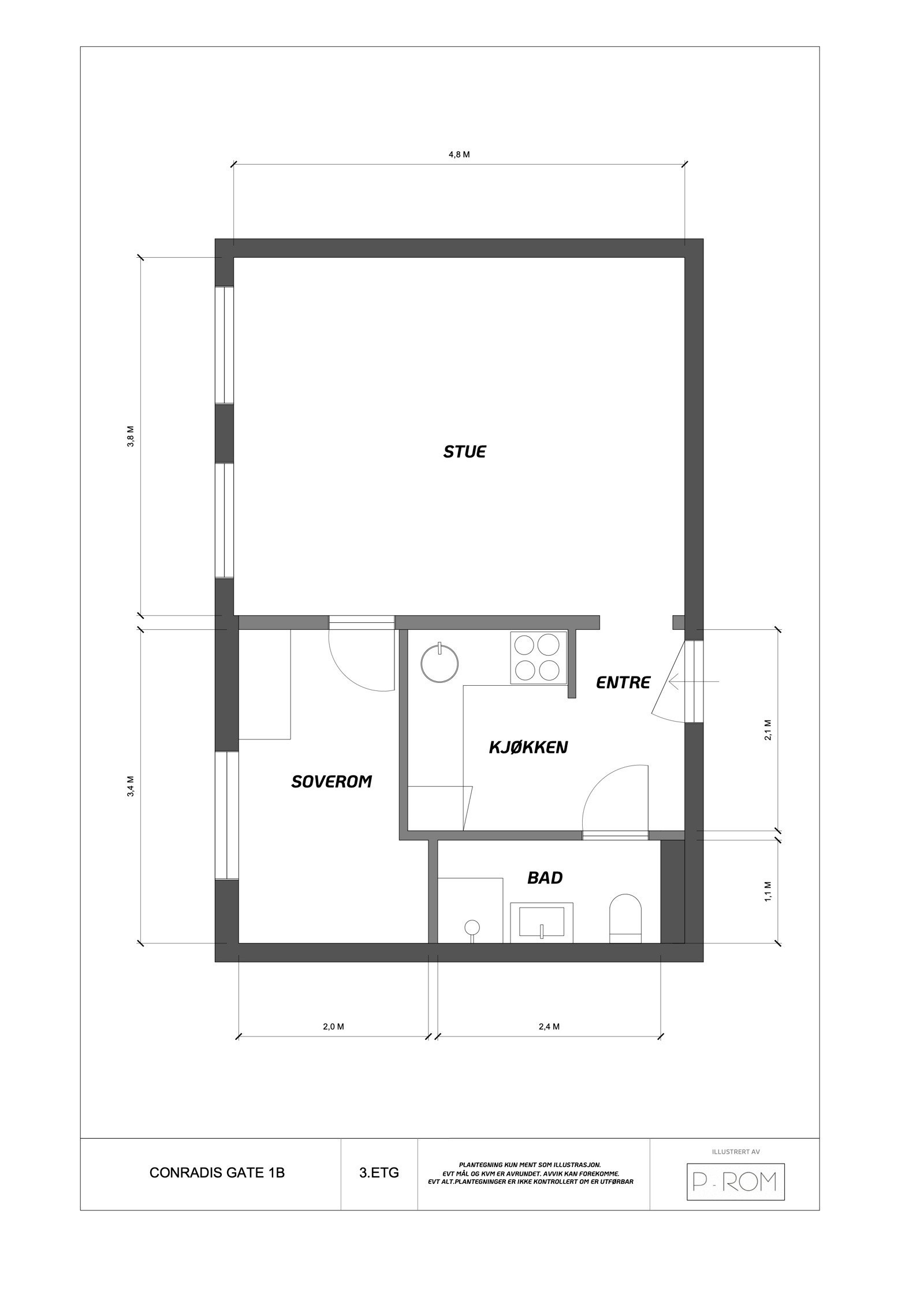 Plantegning. Galleribilde