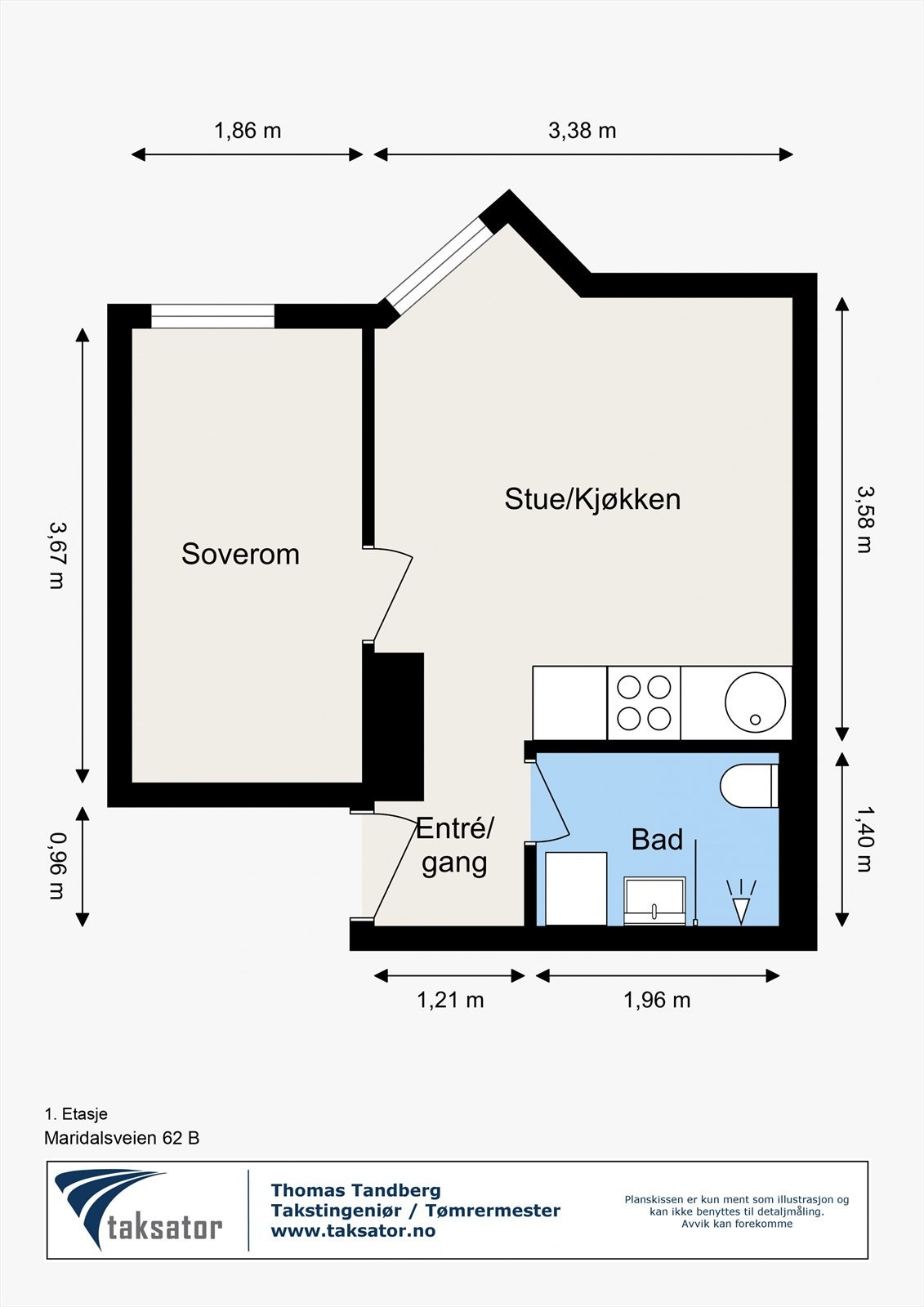 Plantegning - 1. Etasje Galleribilde