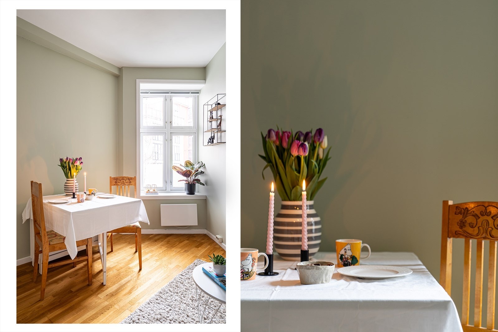 Her kan du invitere venner og familie til hyggelige sammenkomster. Galleribilde