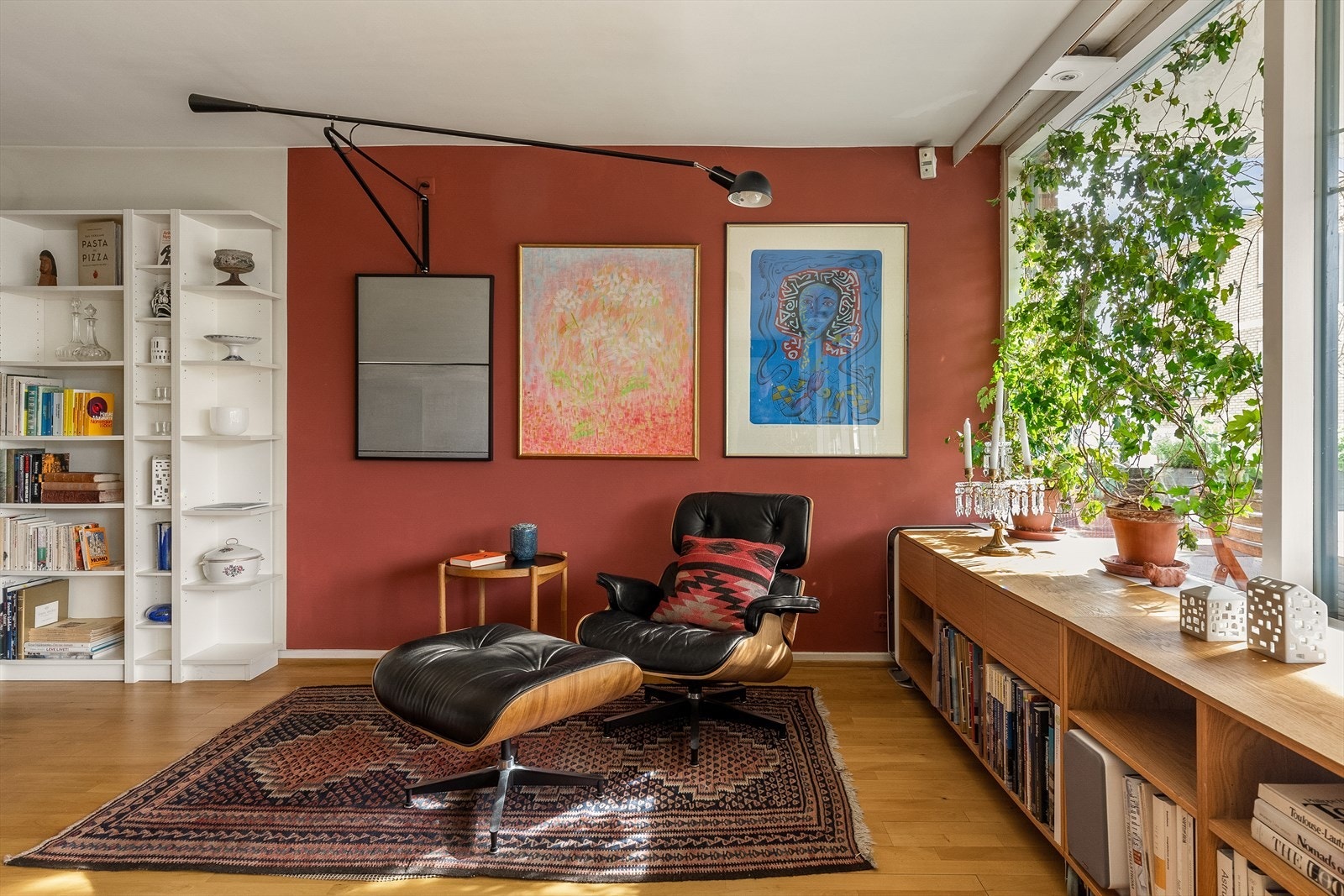 Lesekrok/tv-område. Galleribilde