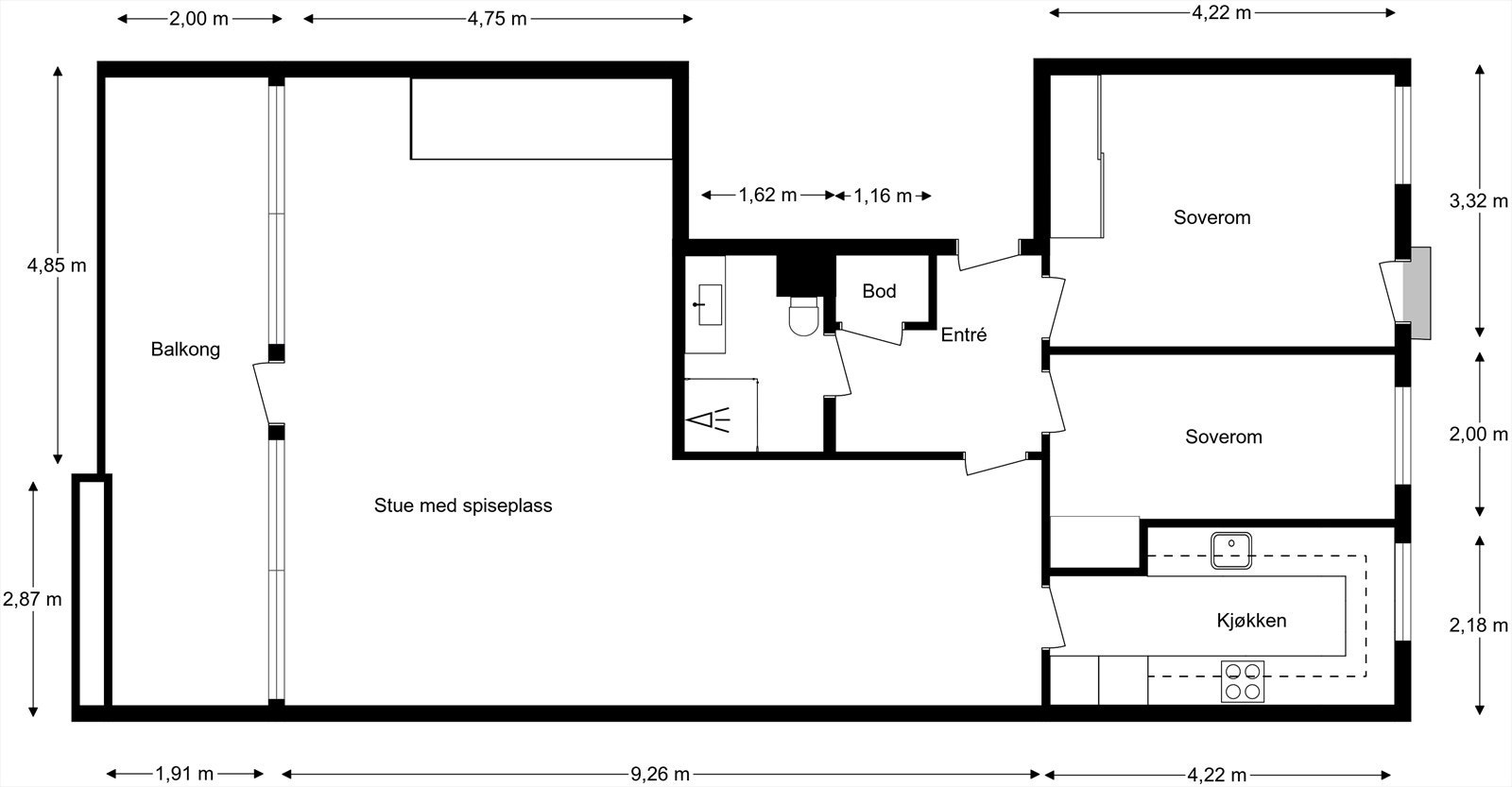 Plantegning. Galleribilde