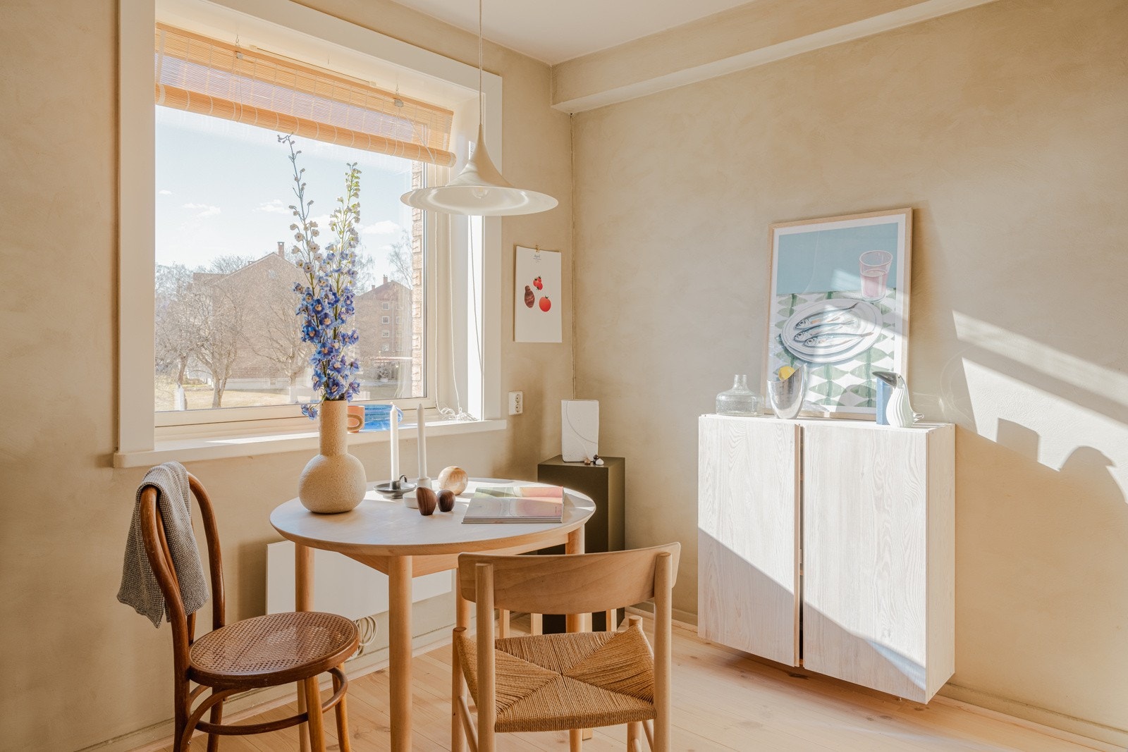 Veggene ble sparklet og malt i 2018 av eier Galleribilde