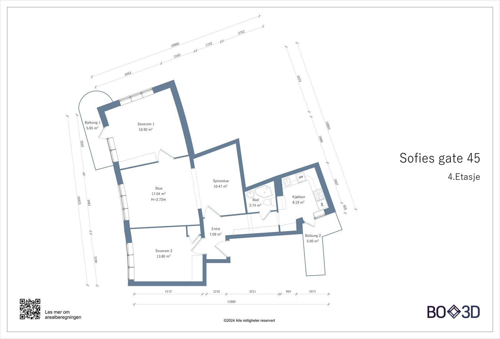Plantegning Galleribilde