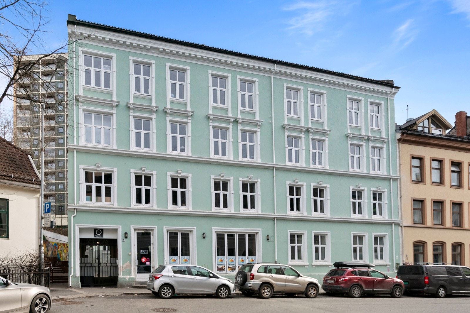 Platousgate 2 - Fasaderehabilitert i 2018. Galleribilde