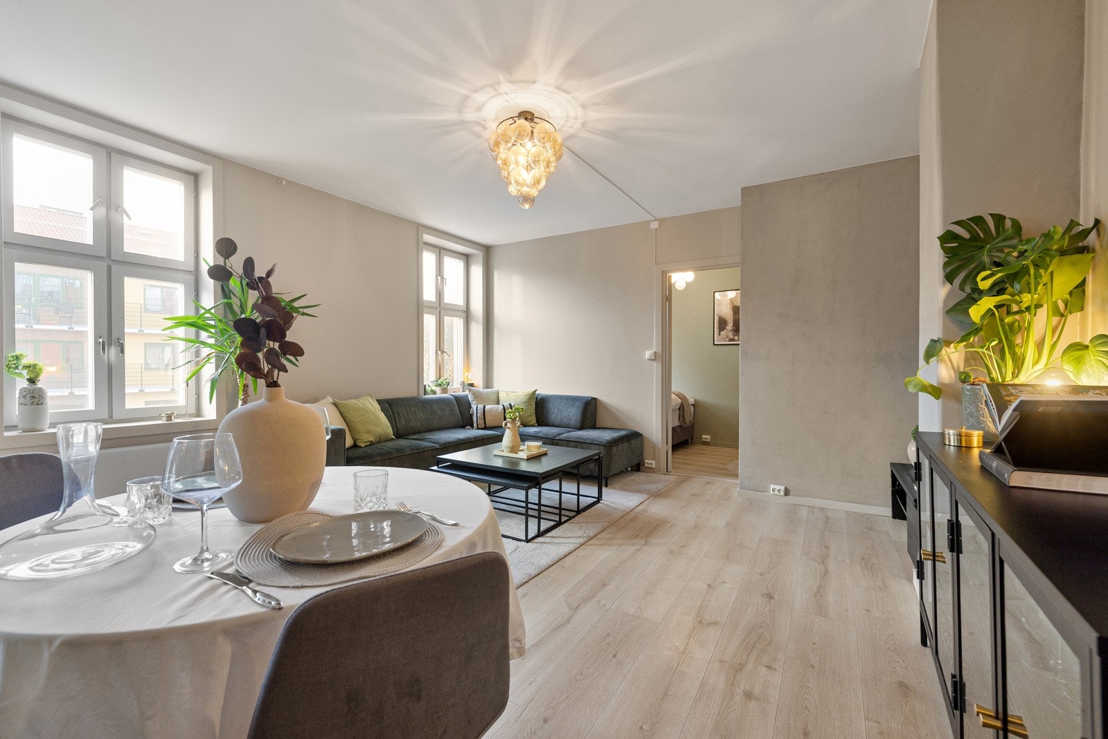 Dette er det perfekte rommet for sosiale sammenkomster. Galleribilde