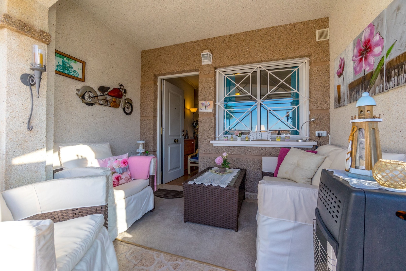 Innglasset terrasse Galleribilde