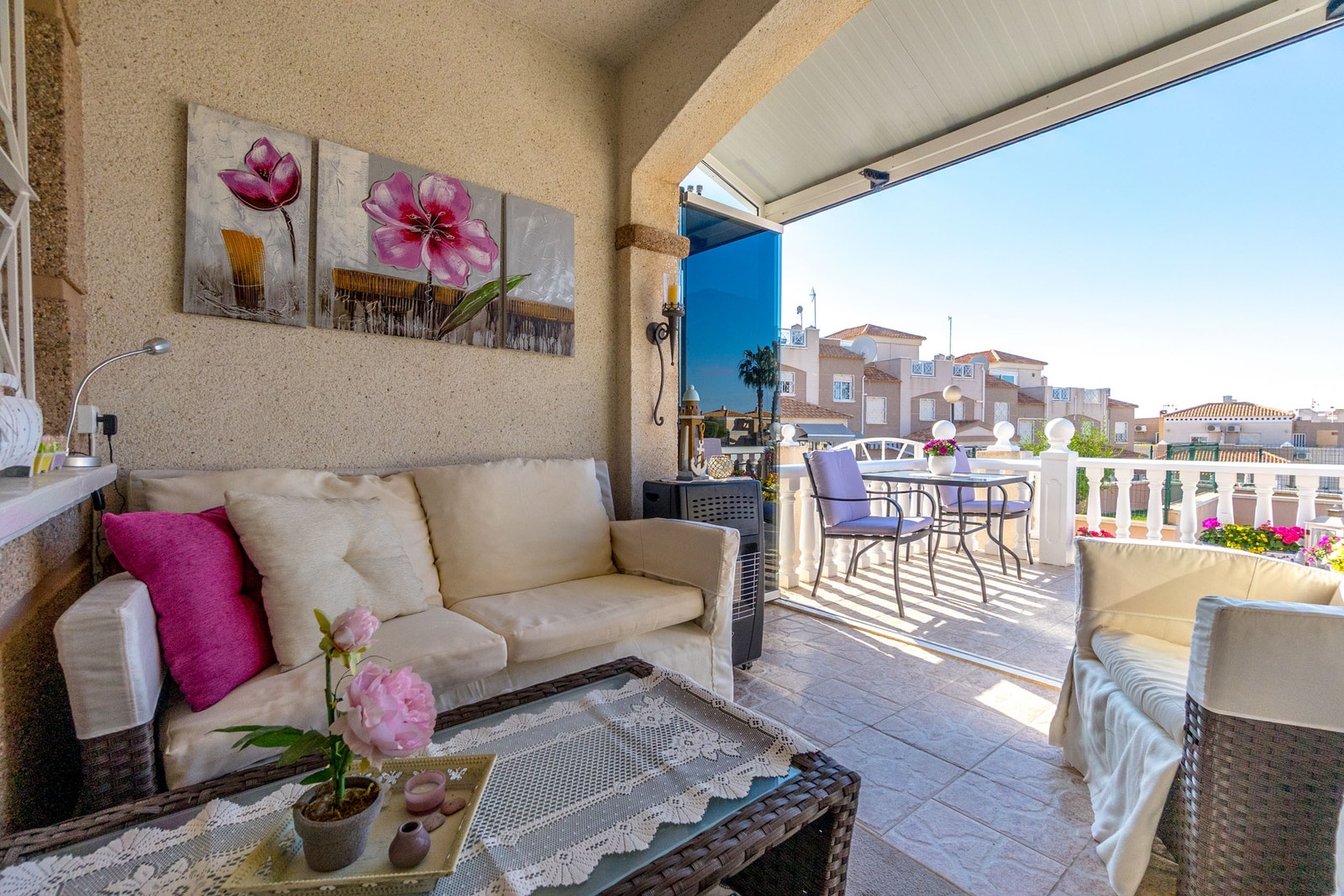 Innglasset terrasse Galleribilde