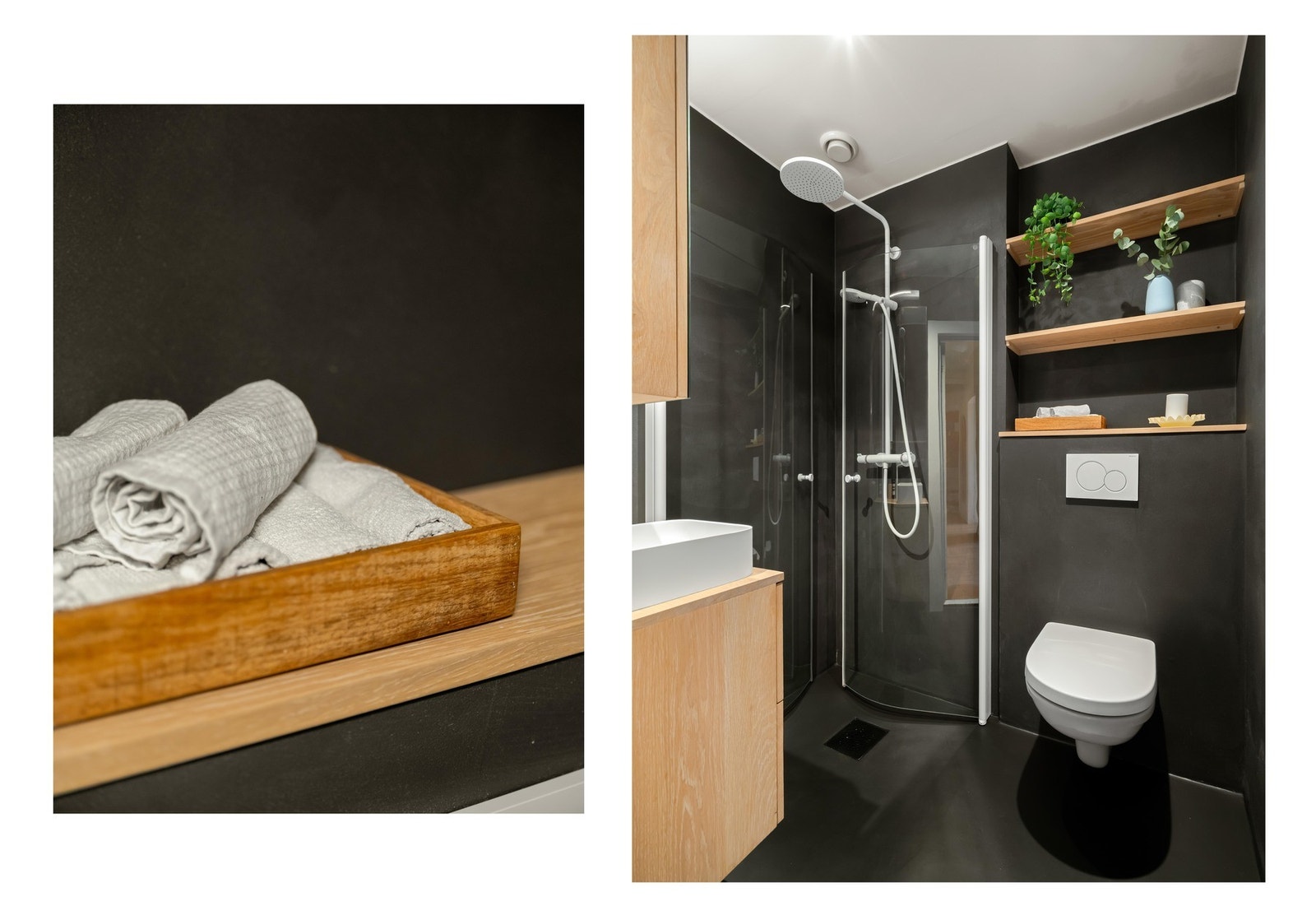 Det er dimbare downlights i tak. Galleribilde