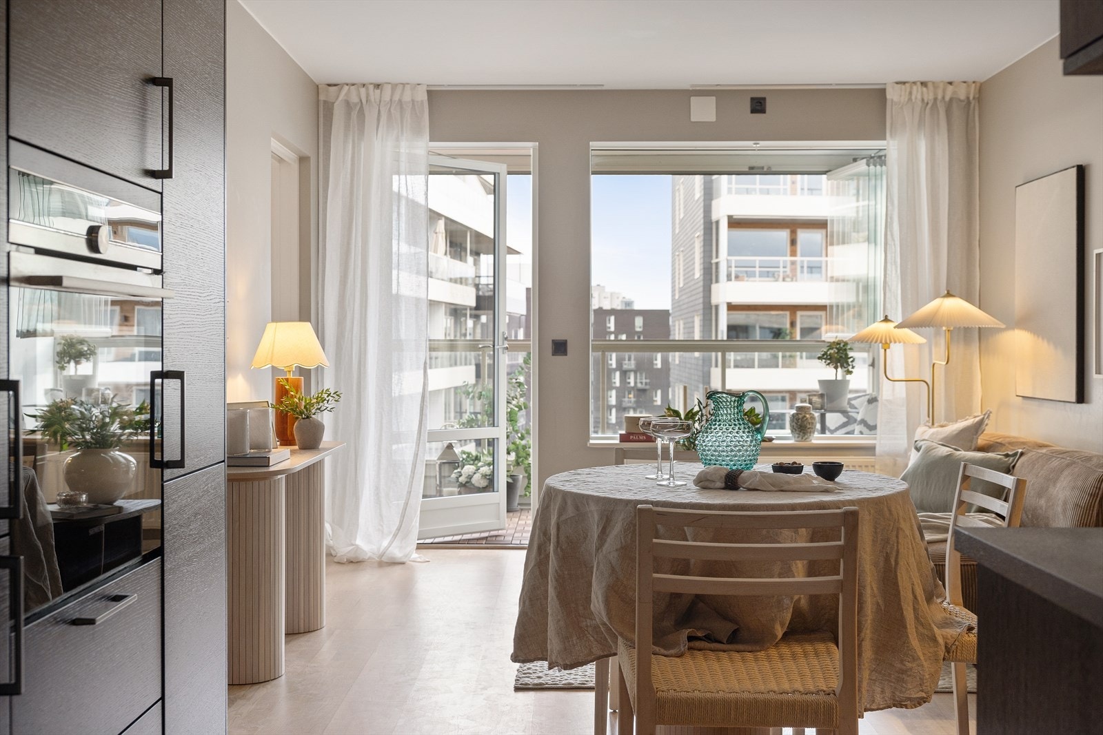 Leiligheten har balansert ventilasjon, noe som sikrer godt inneklima året rundt. Galleribilde