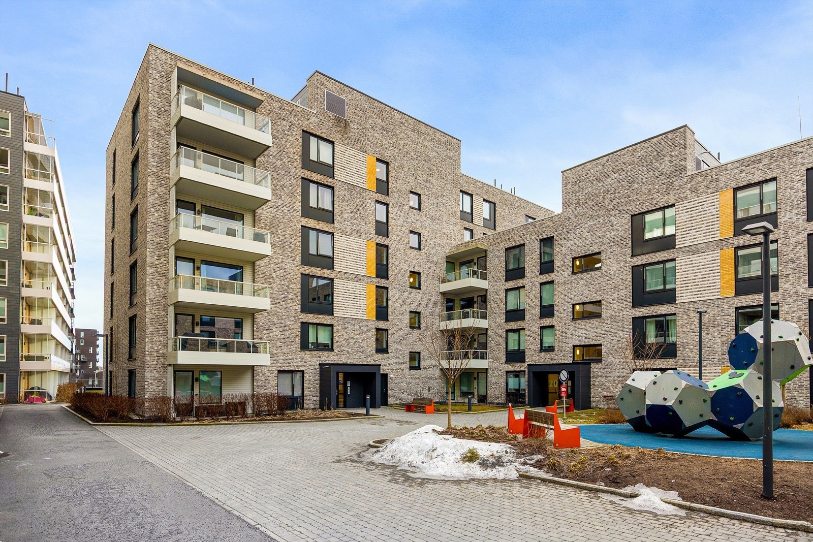 Sameiet består av 58 seksjoner. Galleribilde