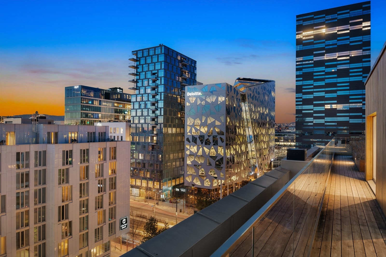 Hyggelig utsikt til Barcode. Galleribilde