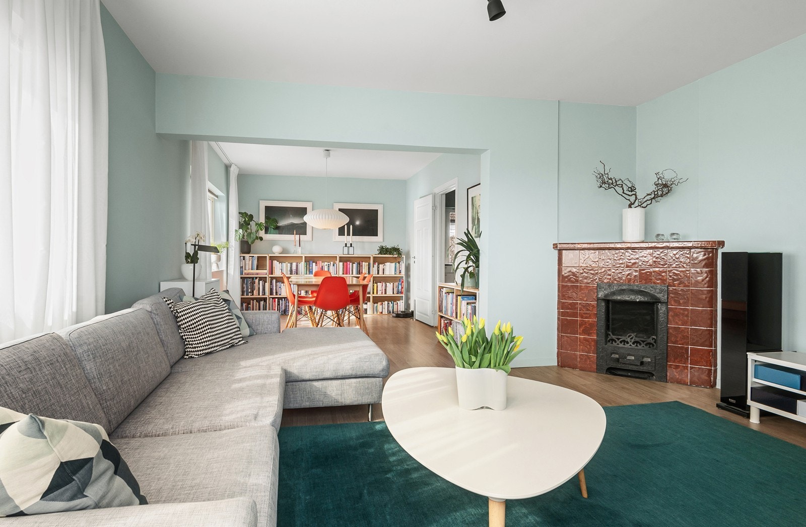 Peis i dagligstuen Galleribilde