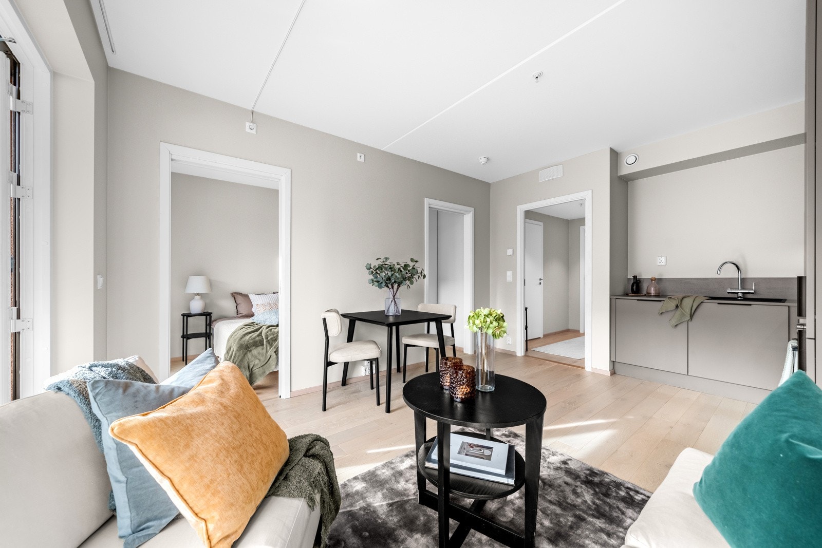 Oppvarming med vannbåren gulvvarme og balansert ventilasjonsanlegg Galleribilde