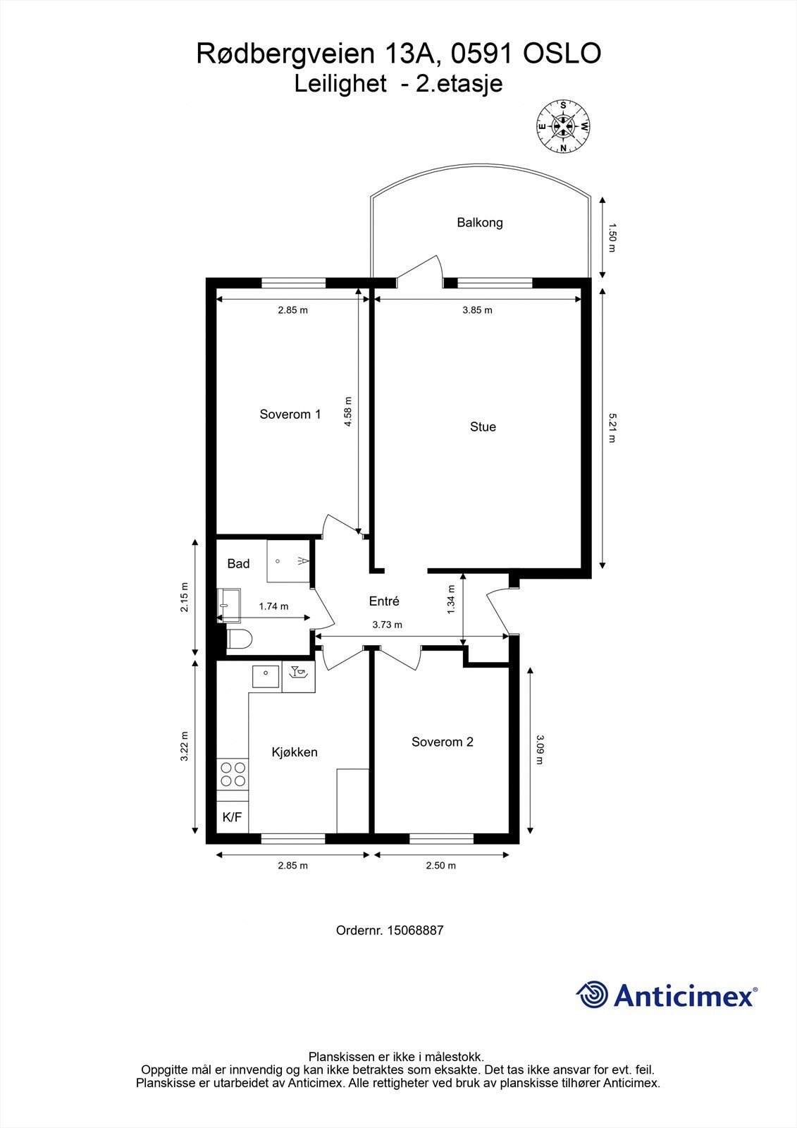 Plantegning Galleribilde