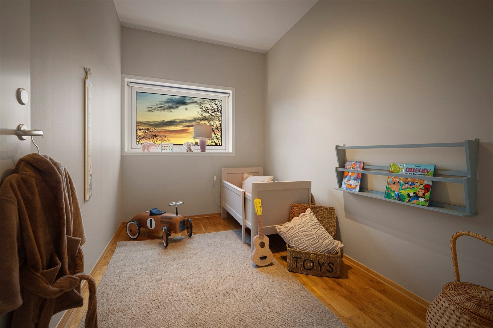 I 2025 ble veggflatene malt i alle soverom. Galleribilde