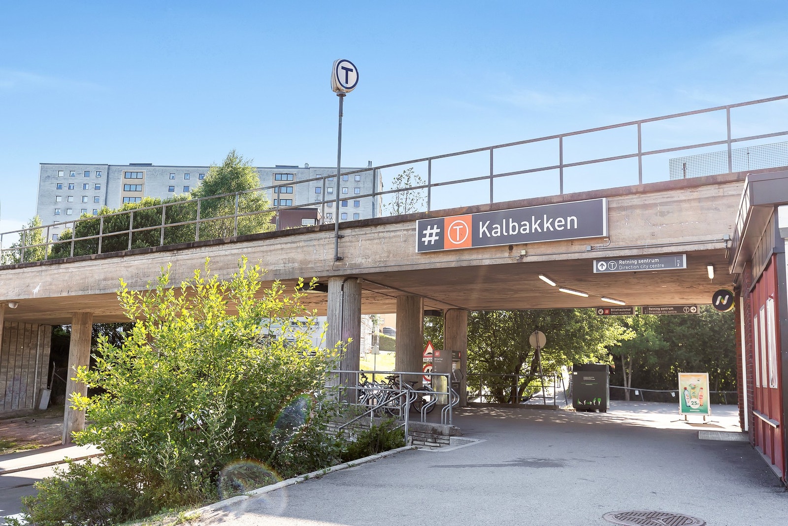 Kalbakken T /(5 mot Ringen via Tøyen) tar deg inn til sentrum på ca. 19 minutter. Galleribilde