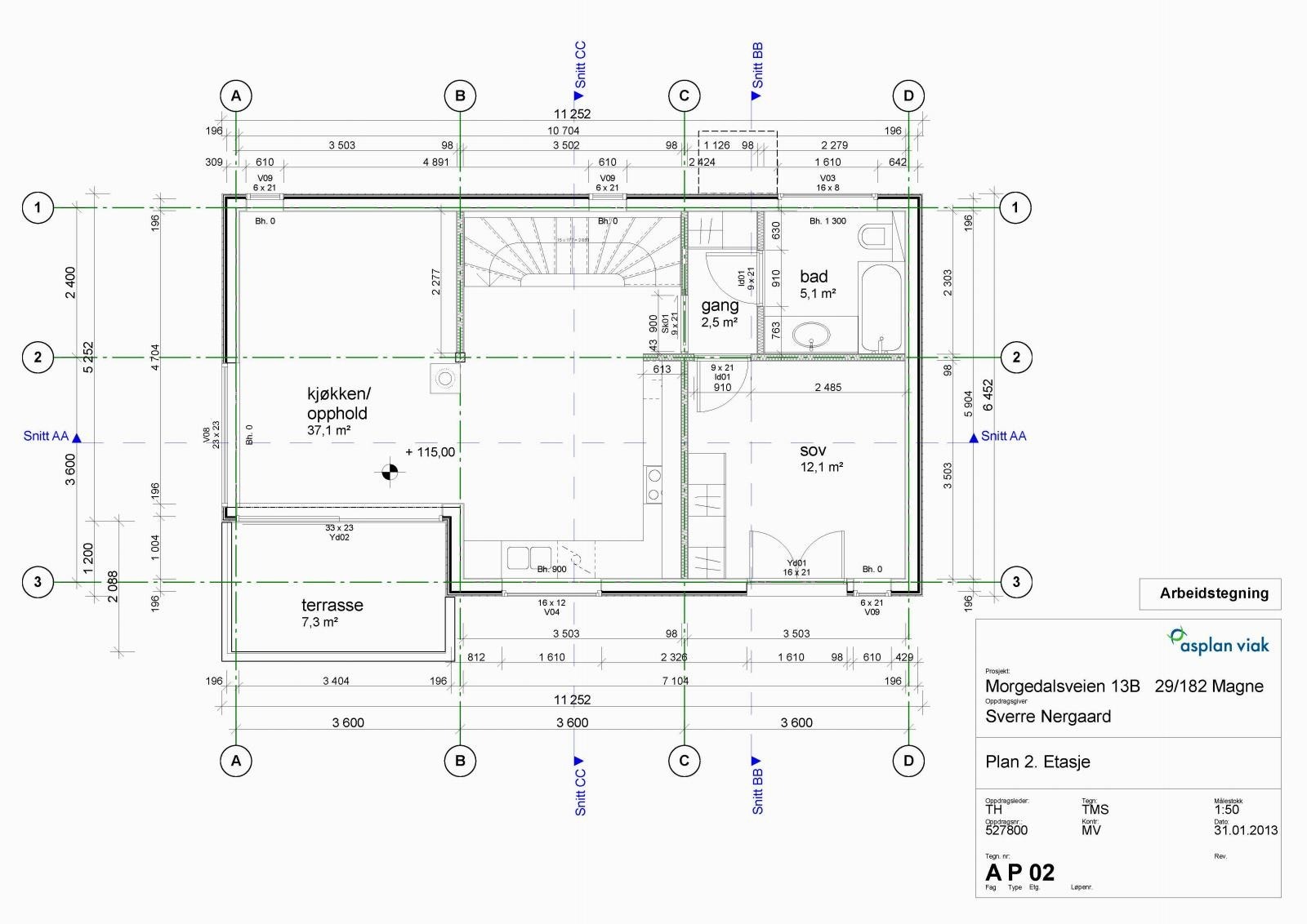 Plantegning 2 etasje Galleribilde