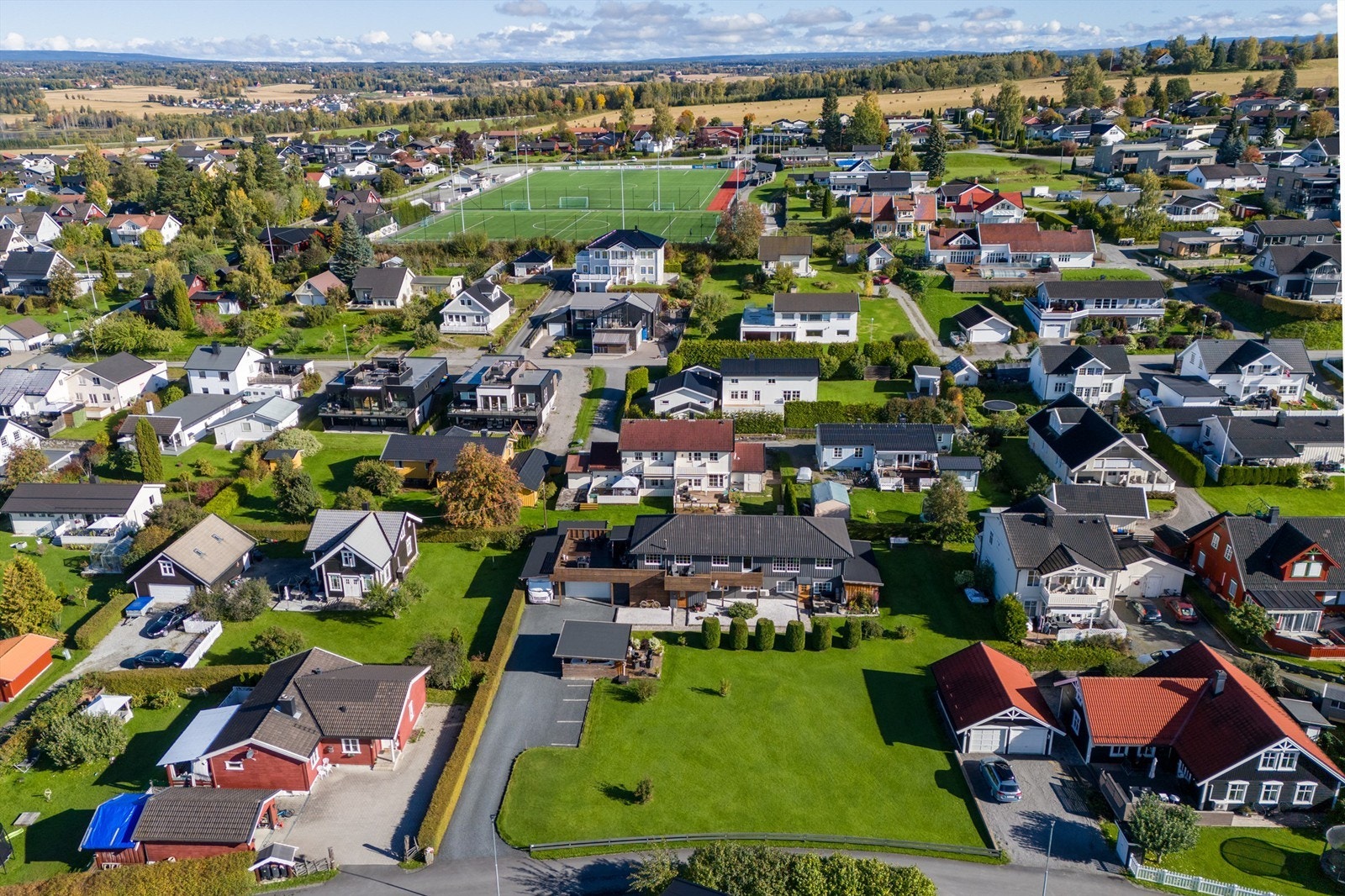 Dronefoto Galleribilde