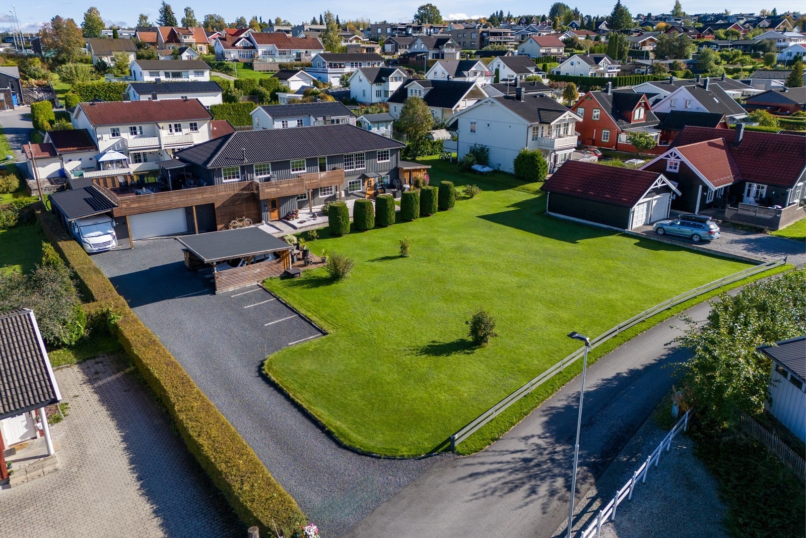 Dronefoto Galleribilde