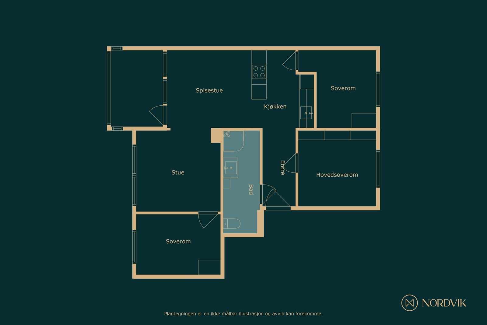 Plantegning Galleribilde