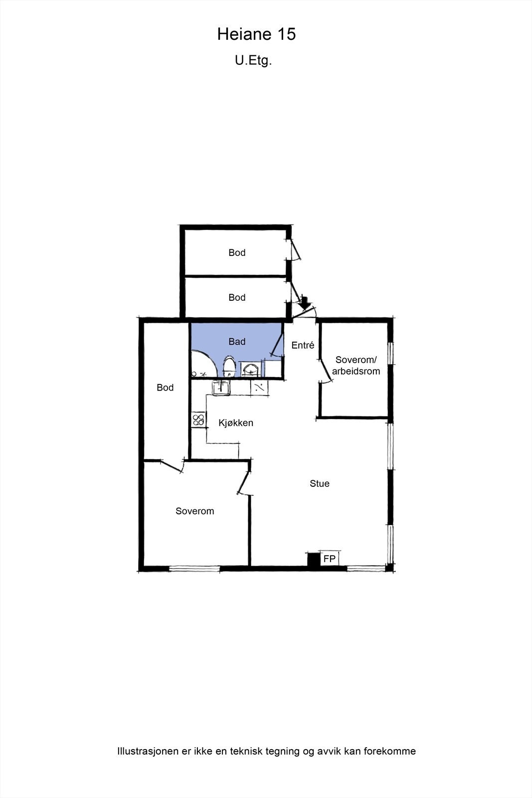 Plantegning | Leilighet Galleribilde