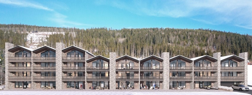 Illustrasjonsbilde av prosjektet det er gitt rammetillatelse for. Galleribilde