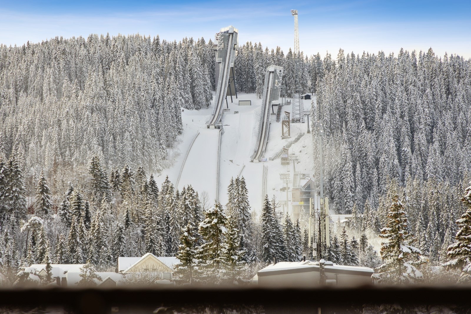 Utsikt fra leiligheten. Galleribilde