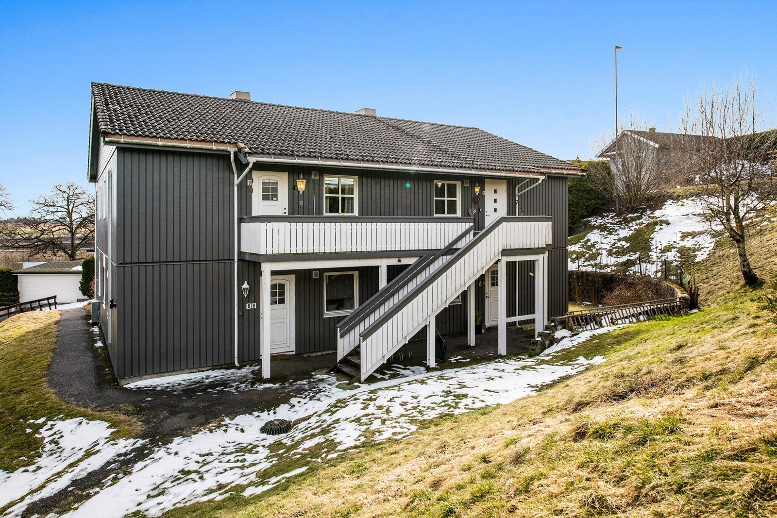 Leiligheten ligger øverst til venstre Galleribilde