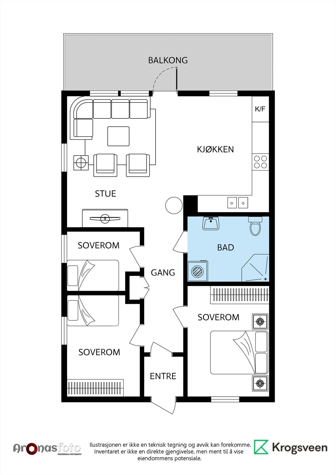 Plantegning Galleribilde