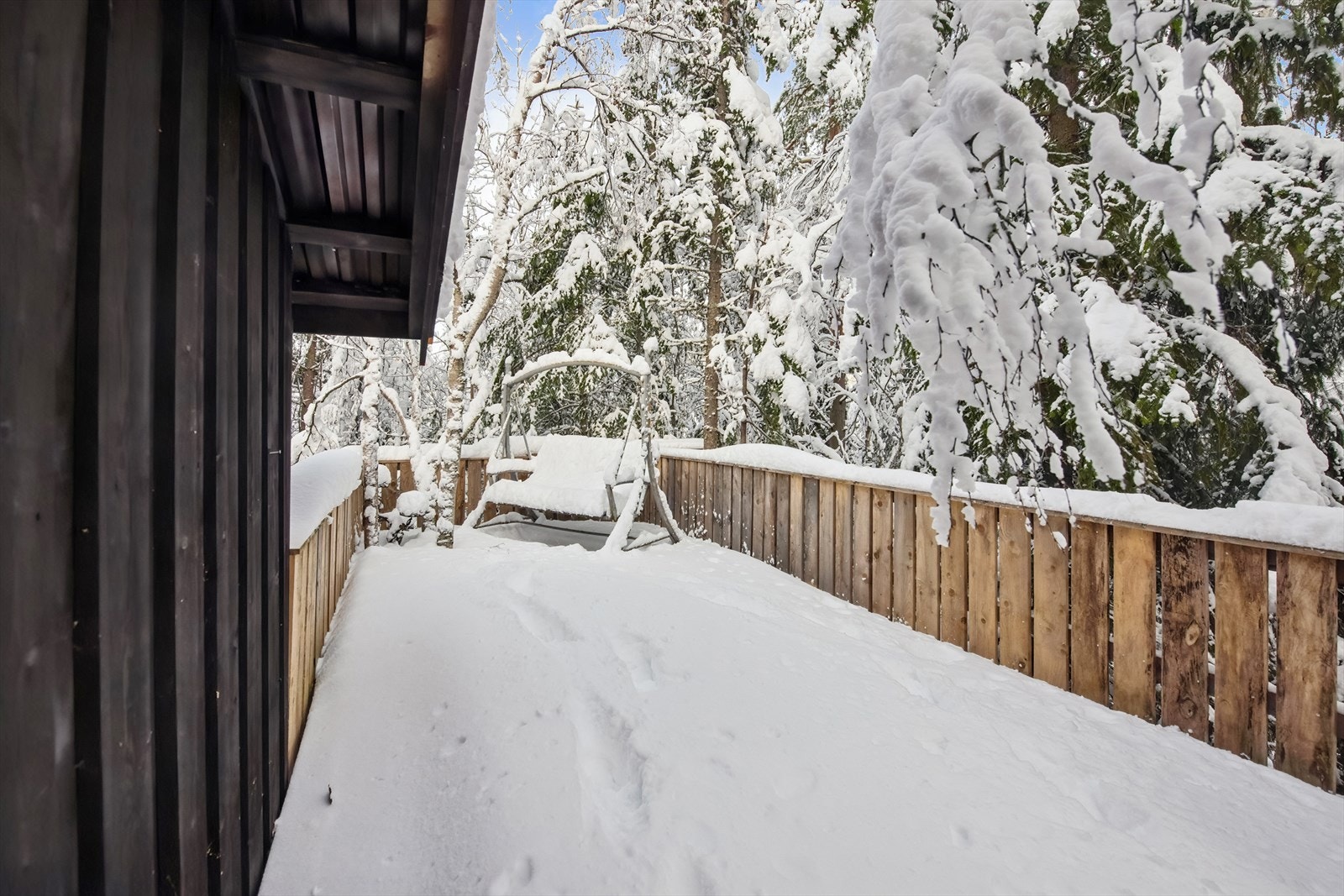 Veranda- direkte adkomst inn til tilbygg(2017). Galleribilde