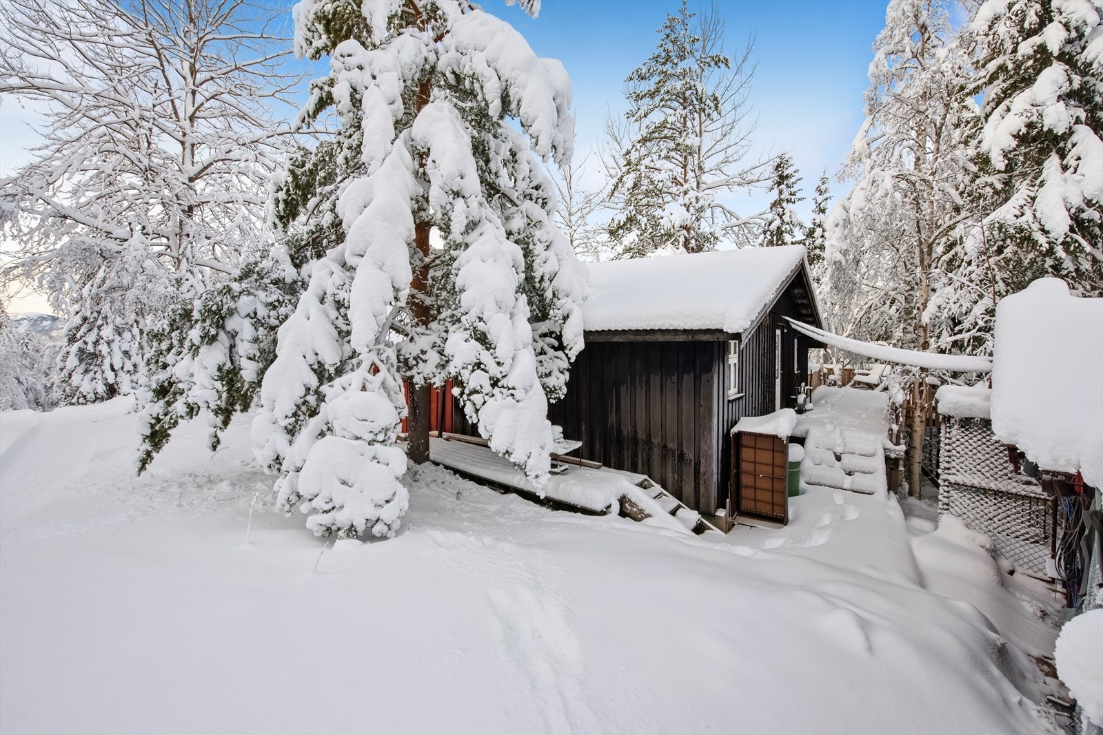 Sidebygg- her er det blant annet montert badstue. Galleribilde