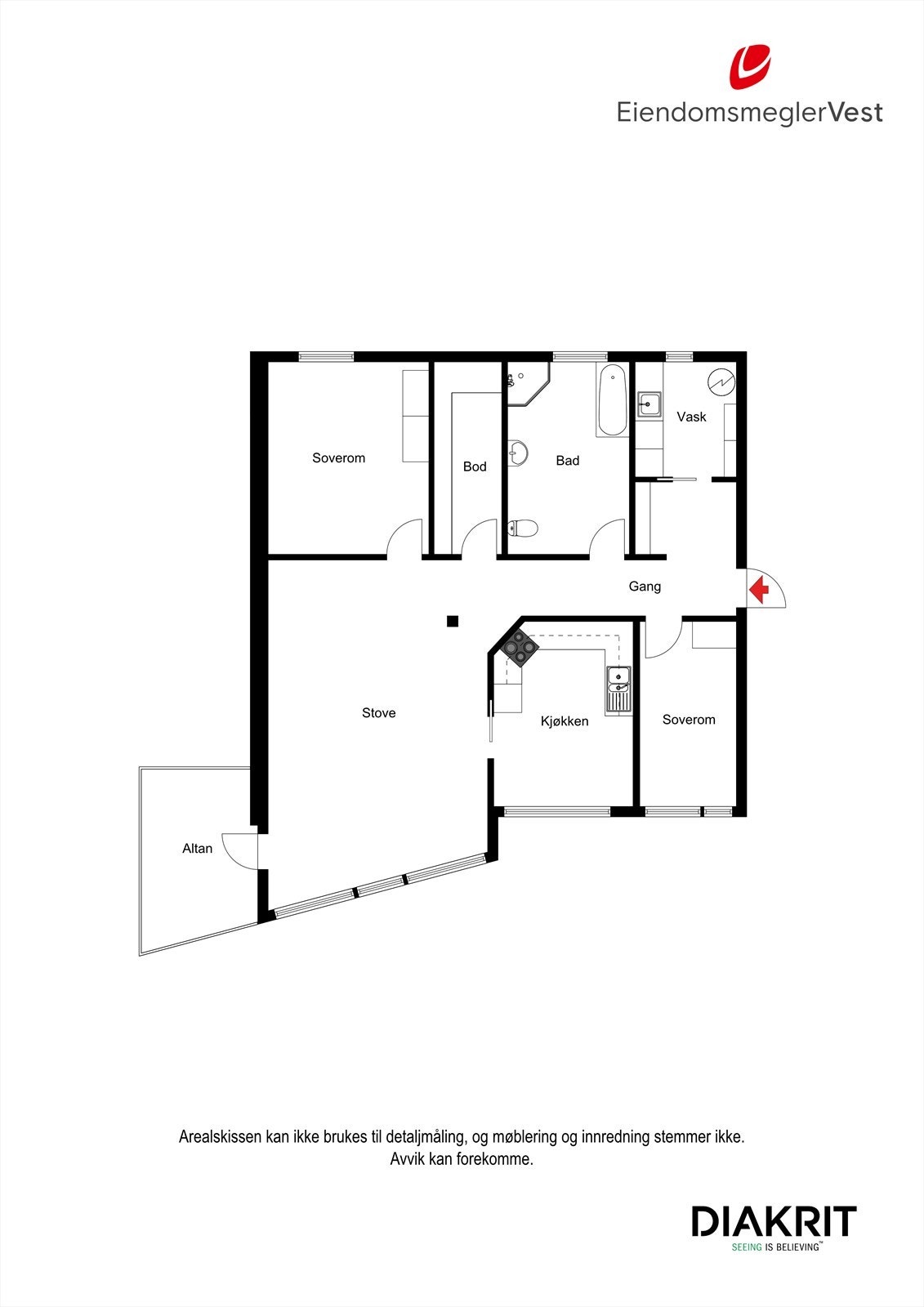 Plantegning Galleribilde