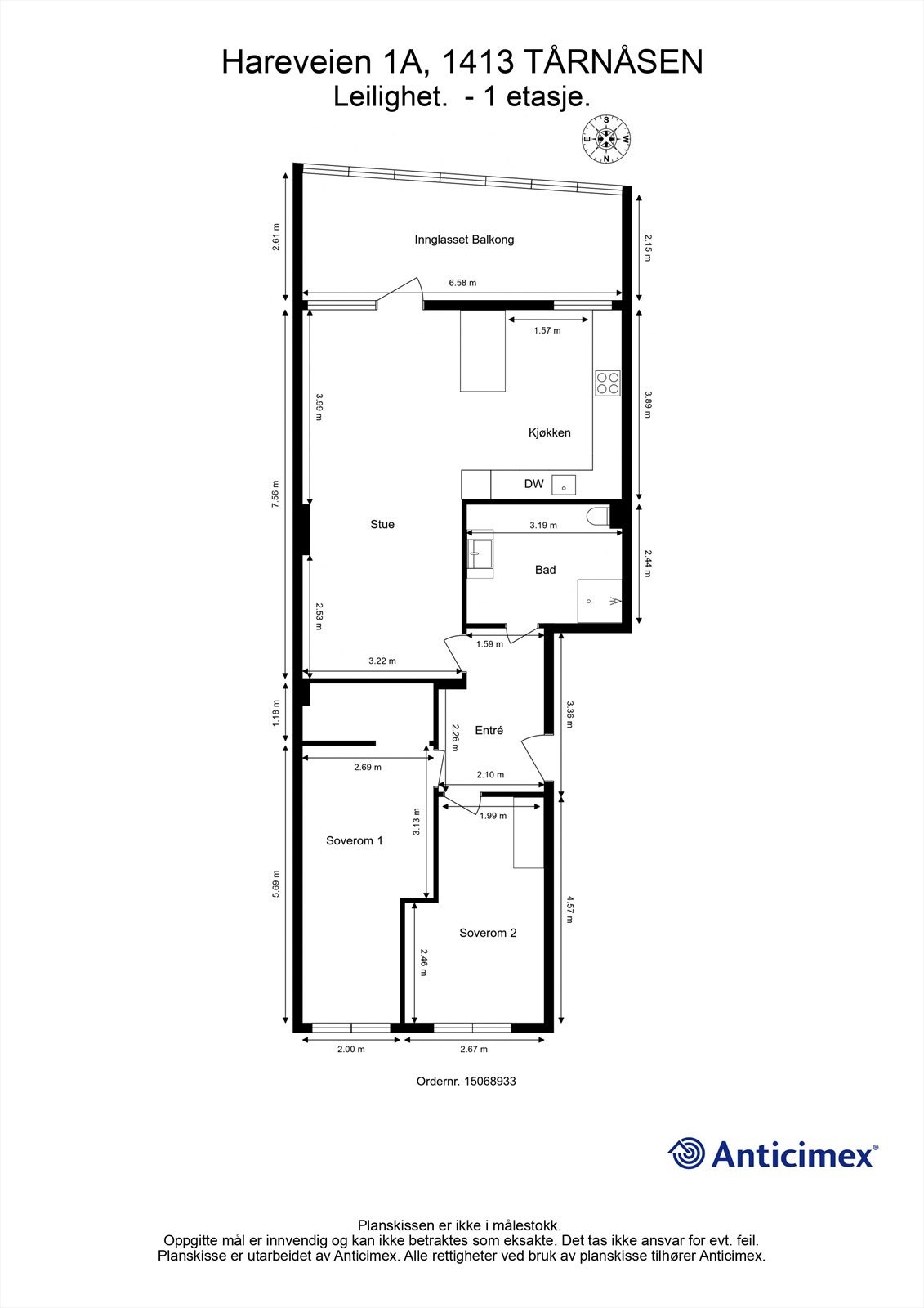 Plantegning Galleribilde