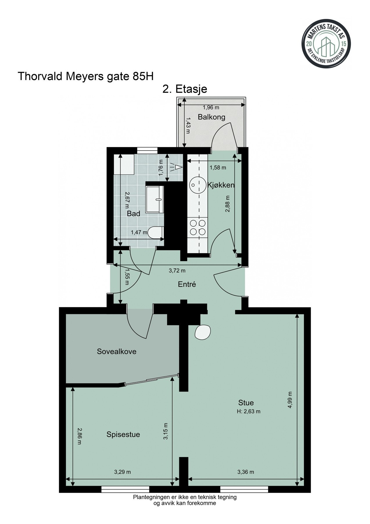 Plantegning Galleribilde