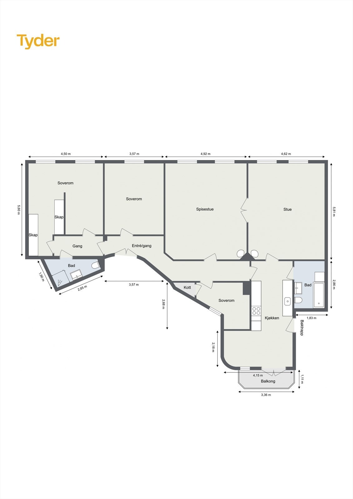 Plantegning Galleribilde