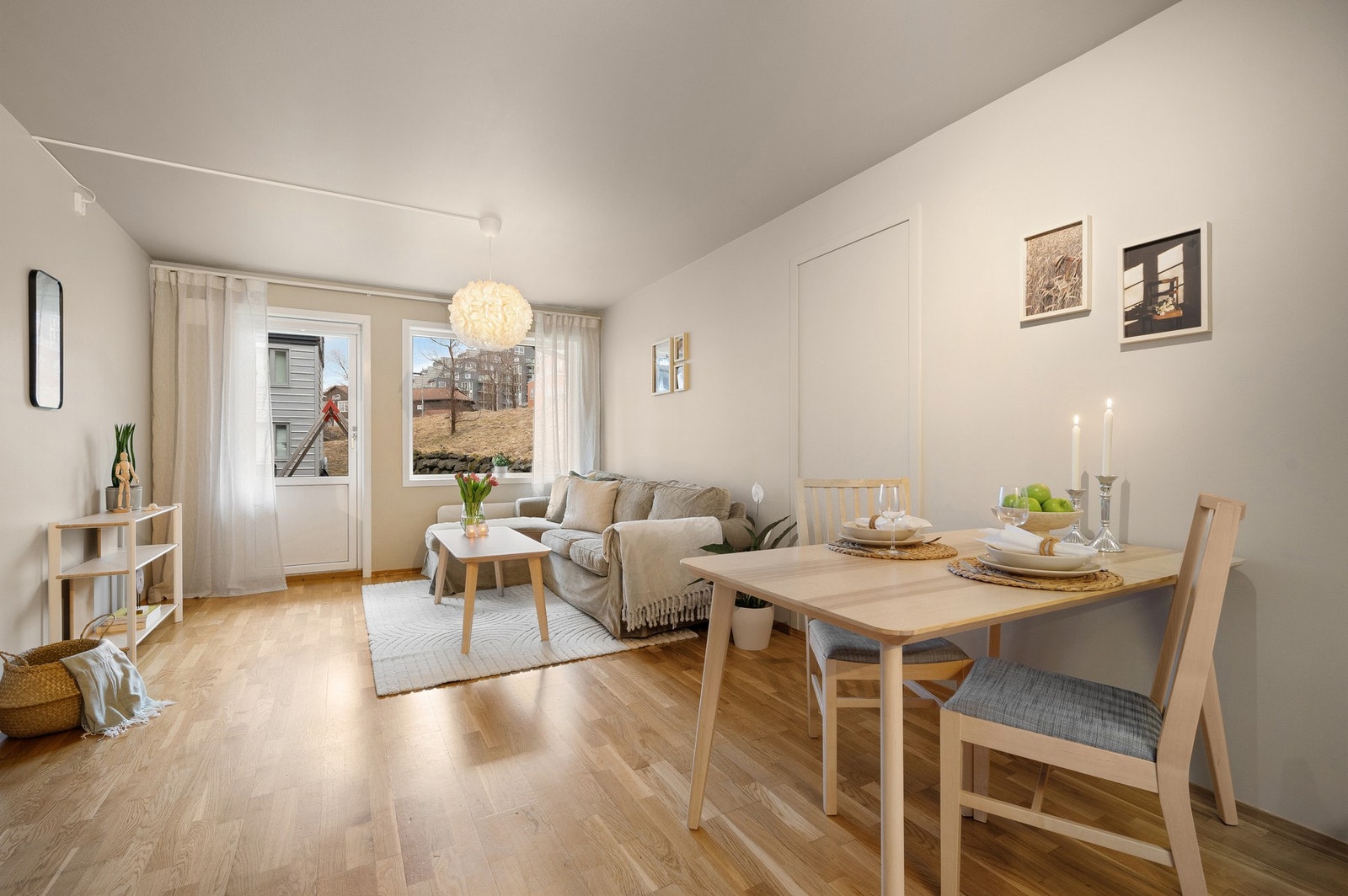 Velkommen til Ole Aasveds veg 4 - En innbydende 2-roms andelsleilighet med praktisk utleiedel. Galleribilde