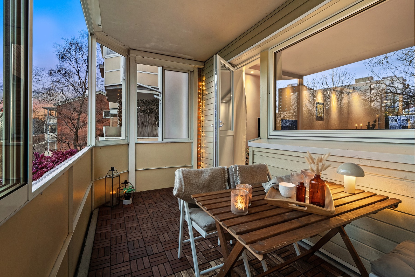 Innglasseringen kan åpnes og lukkes helt, alt ettersom hva behovet er Galleribilde