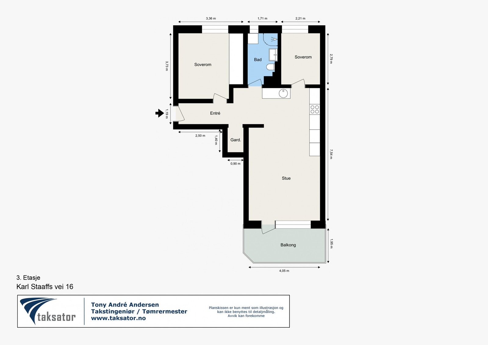 Gjennomgående planløsning Galleribilde