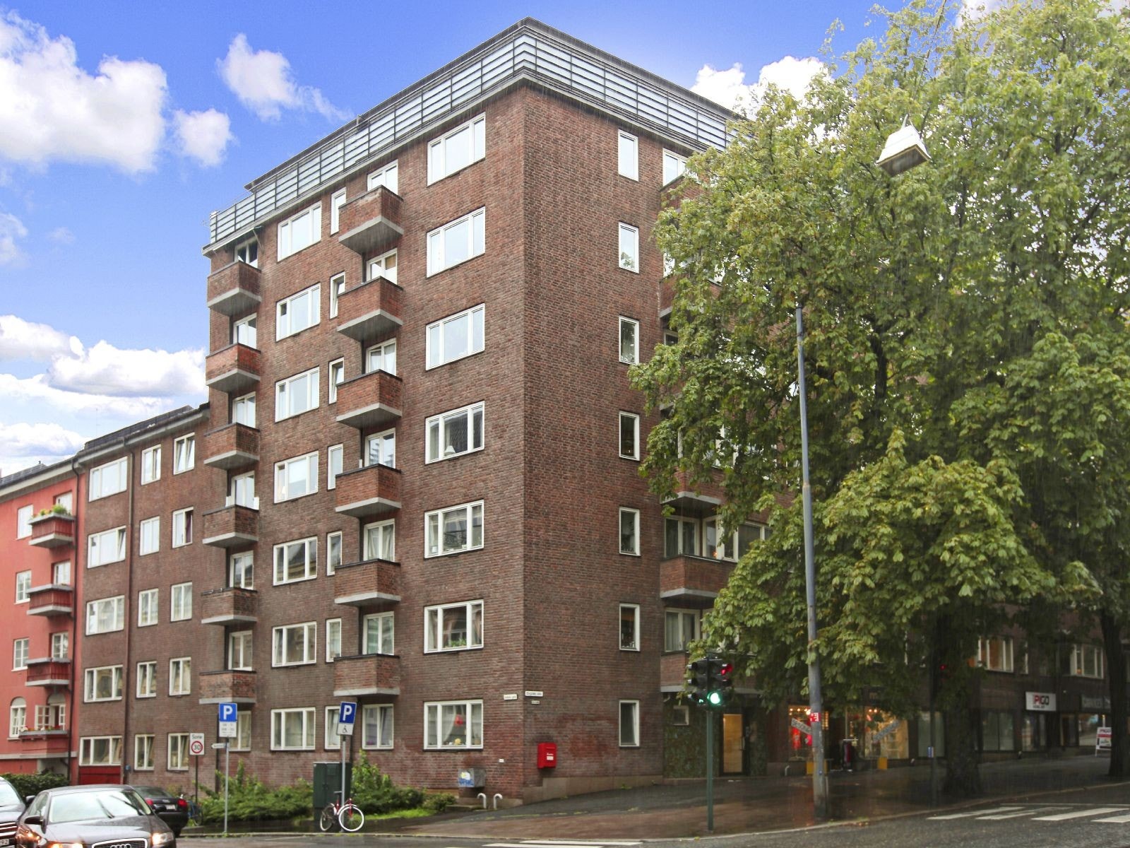 Leiligheten ligger i toppetasje og vender ut mot Gabels gate Galleribilde