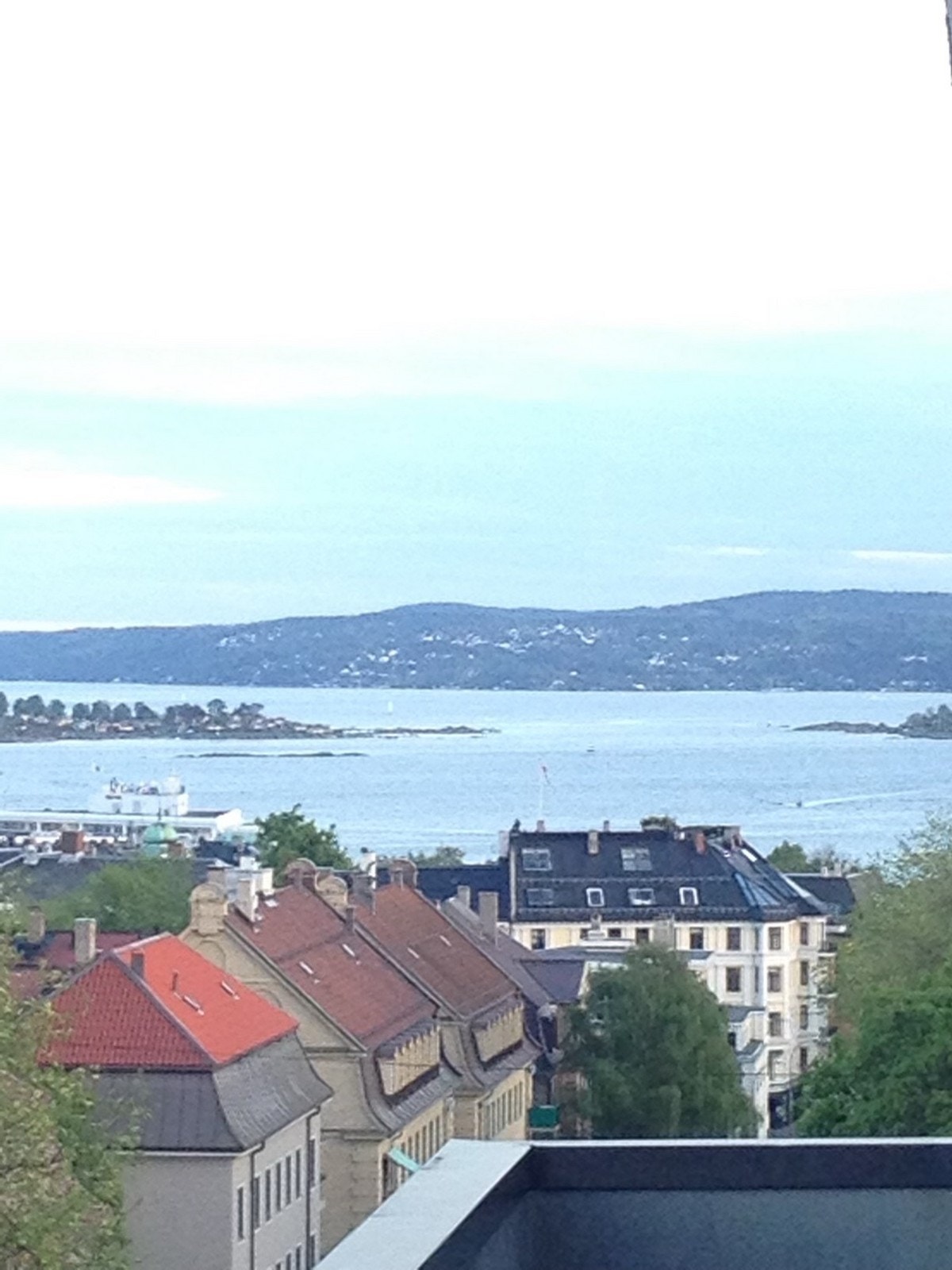 Utsikt fra balkong Galleribilde