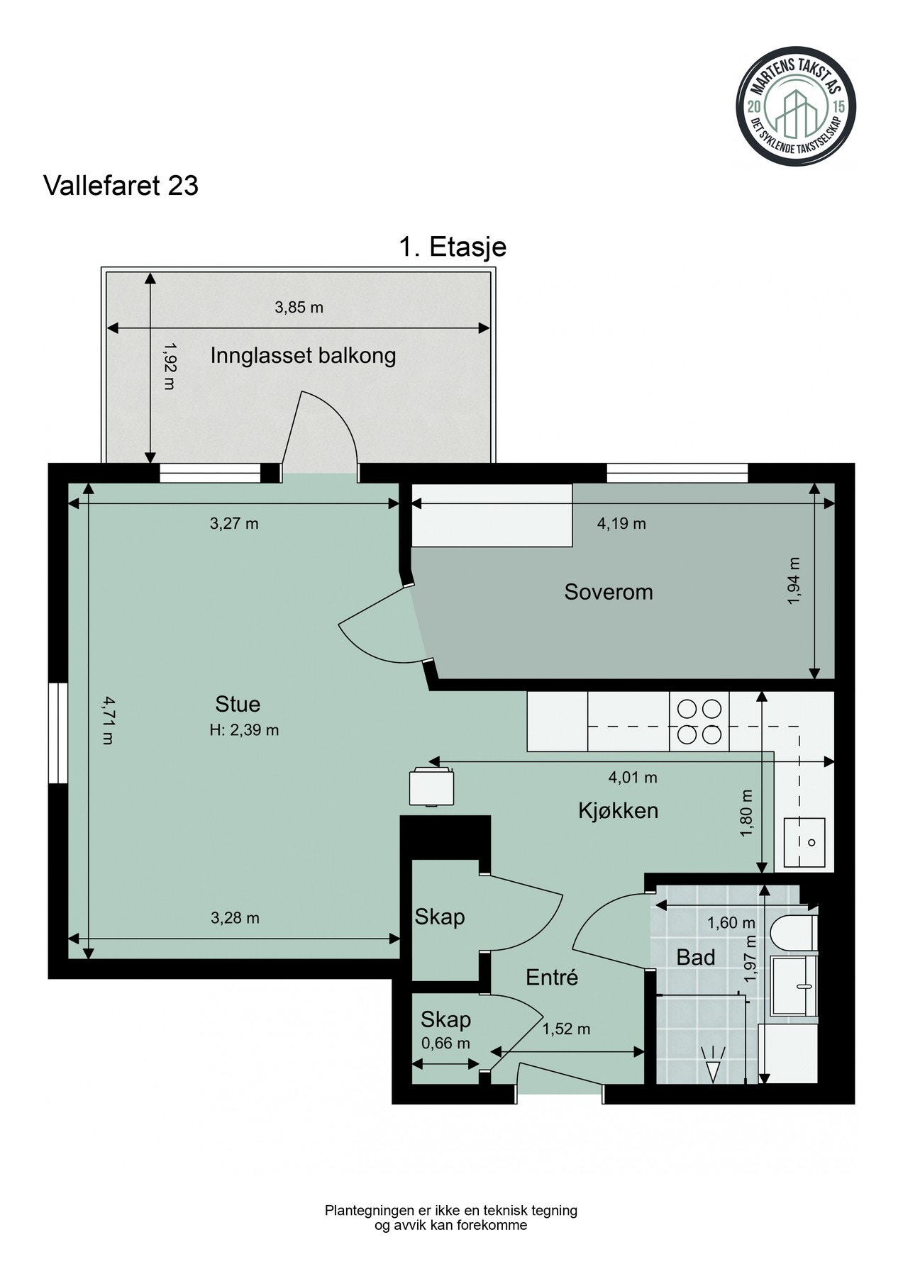 Plantegning. Galleribilde