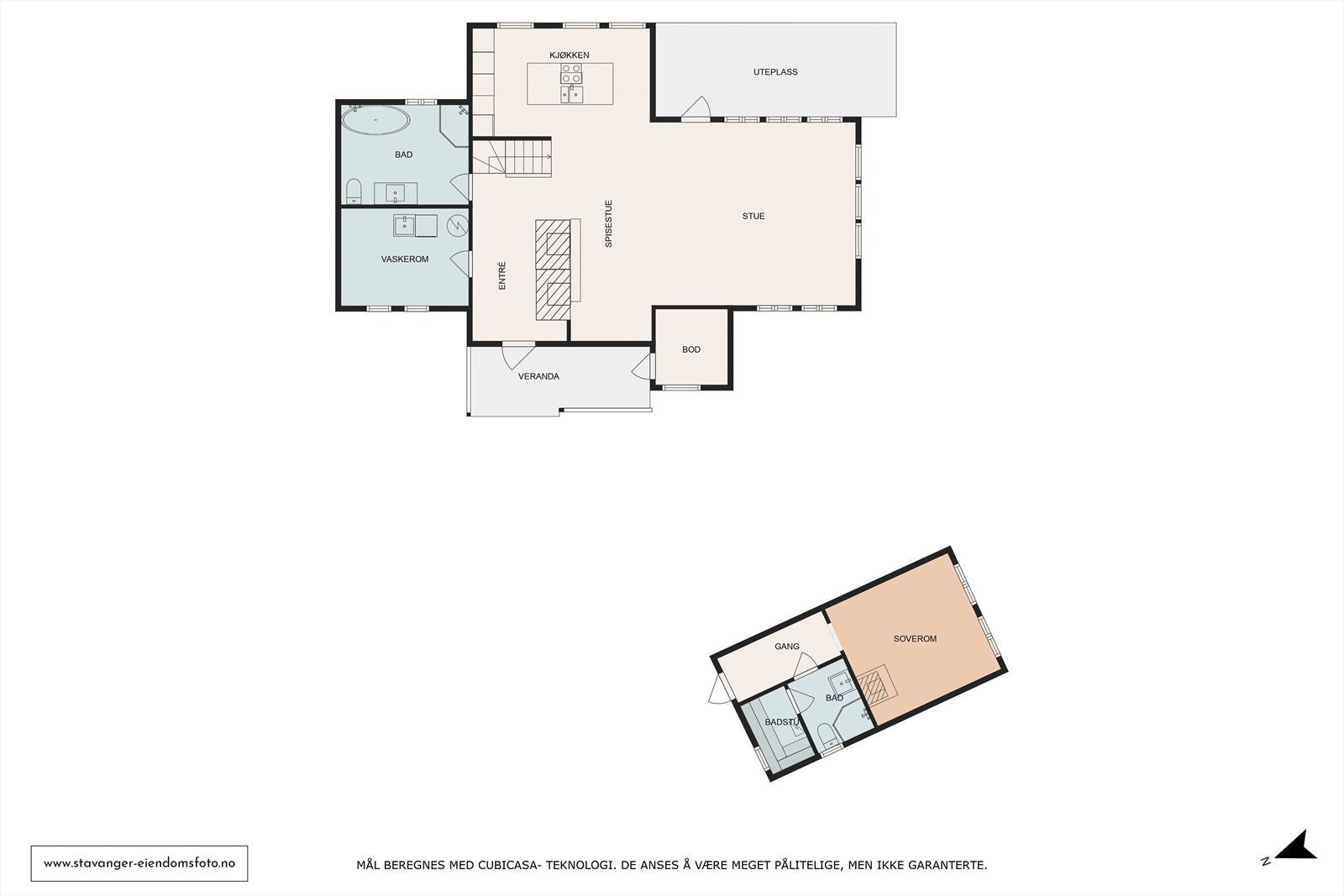 Planskisser 1. etasje Galleribilde