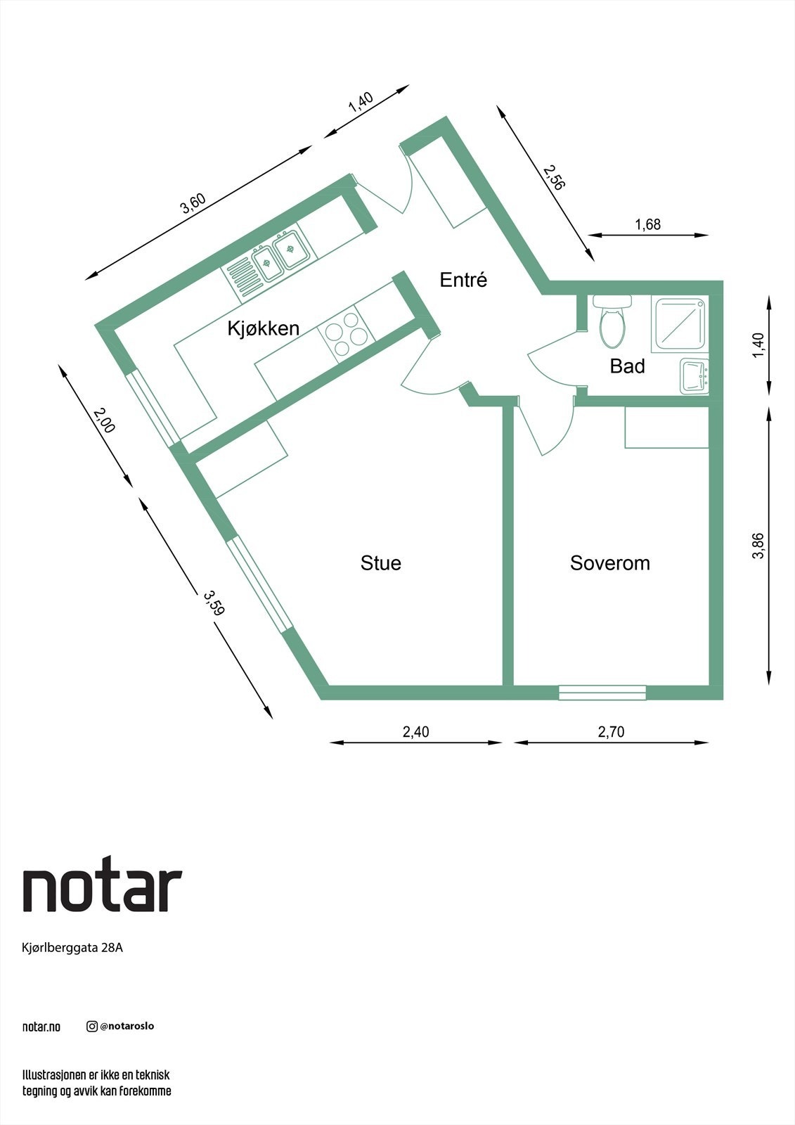 Plantegning Galleribilde