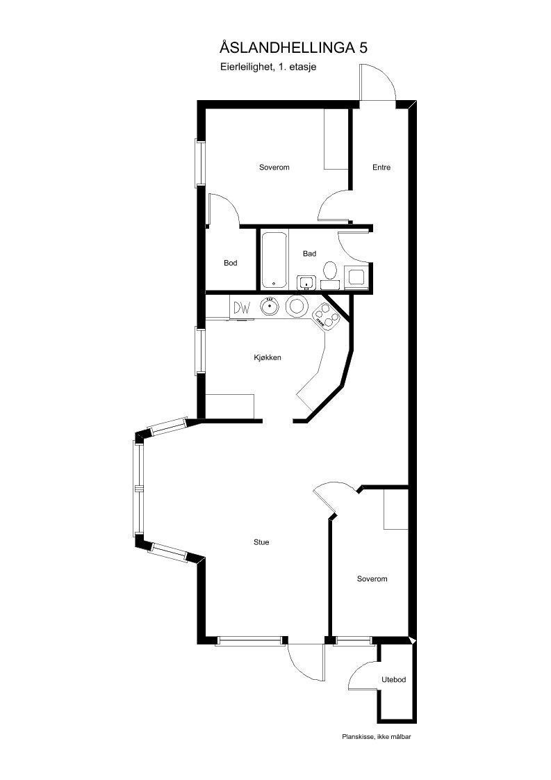 A slandhellinga 5, 1. etasje Galleribilde