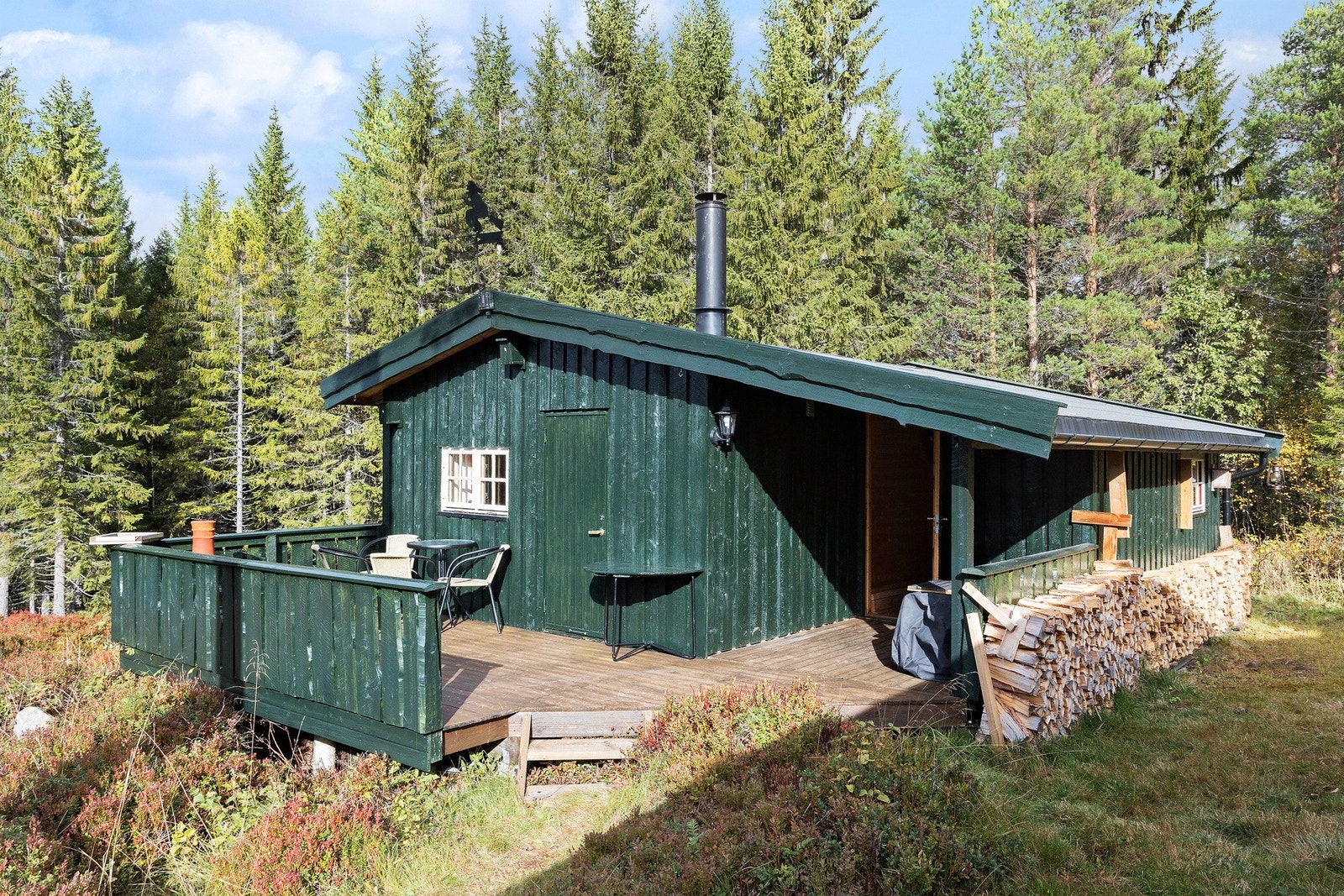 Annekset ble oppført i 2003 og består av soverom samt utebod. Galleribilde