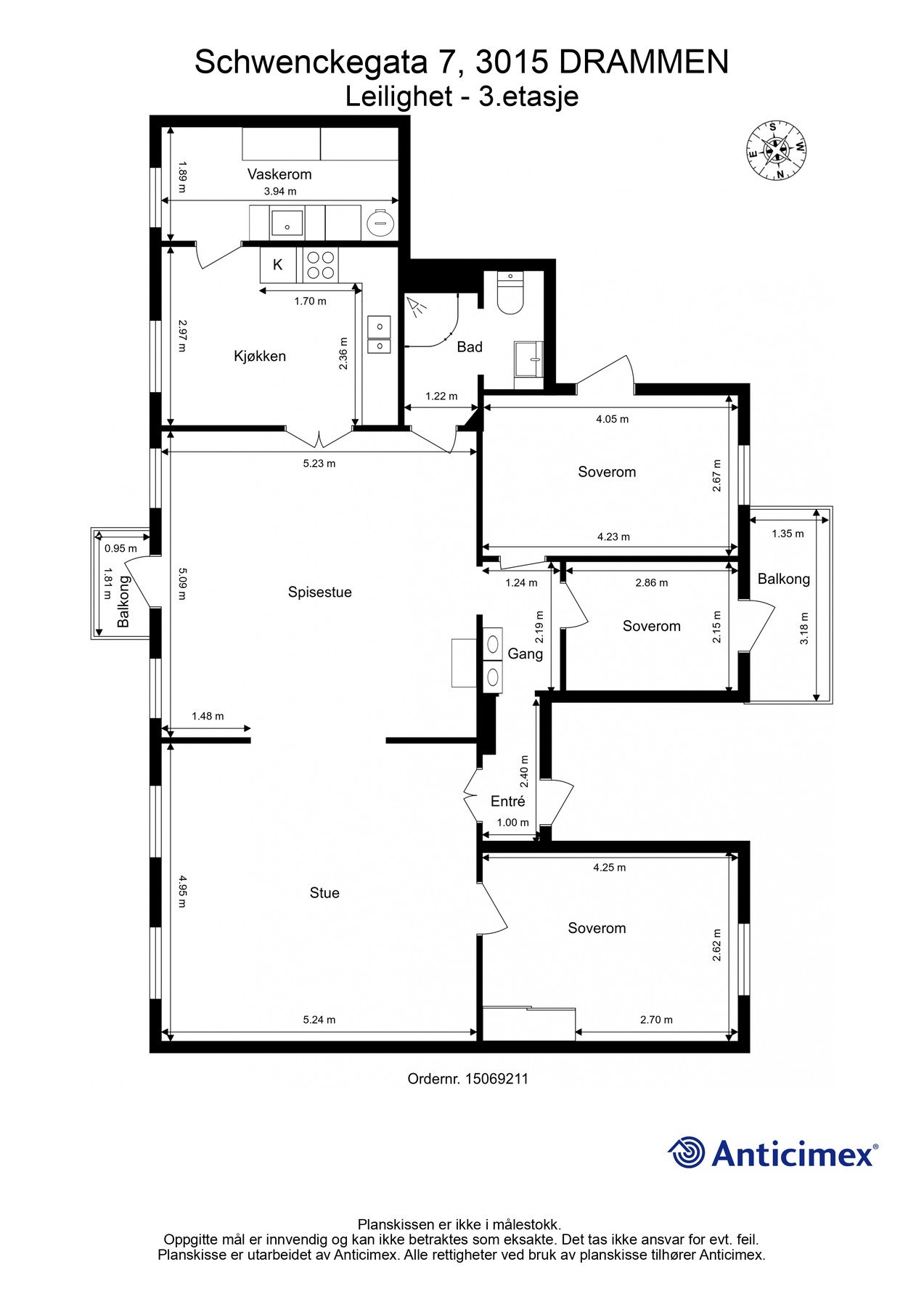 Plantegning Galleribilde