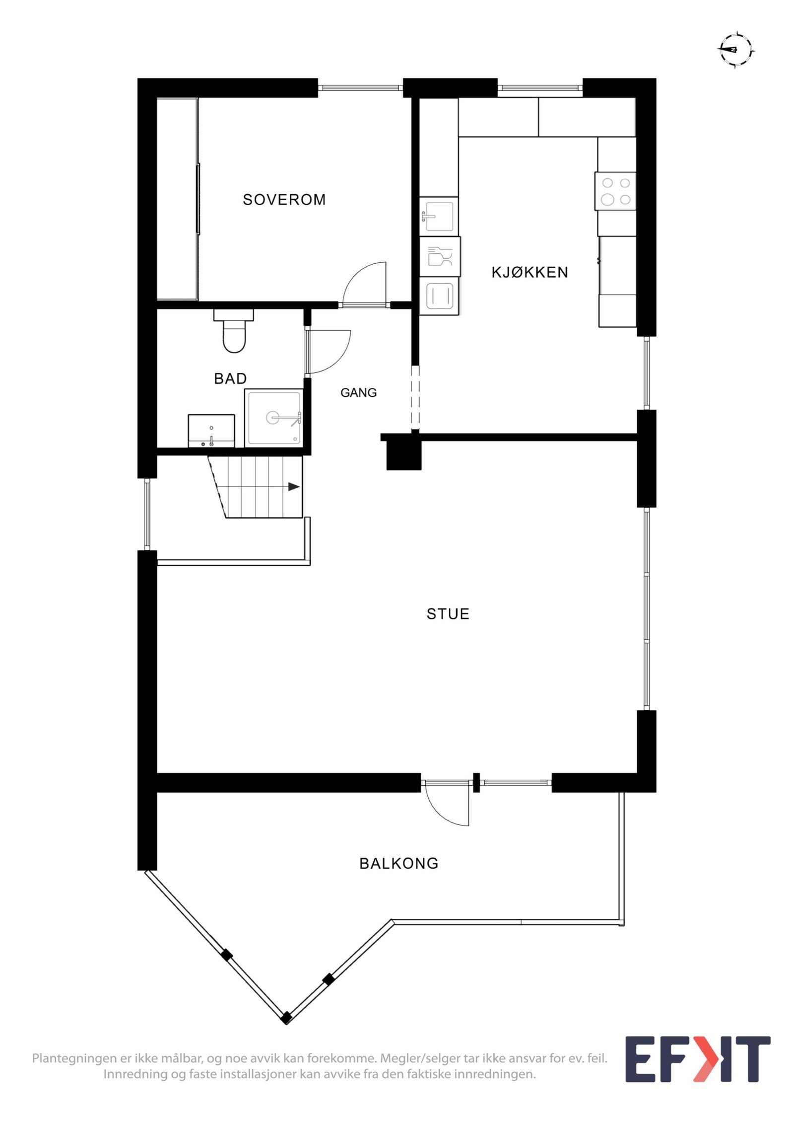 Plantegning - 2. etasje. Galleribilde
