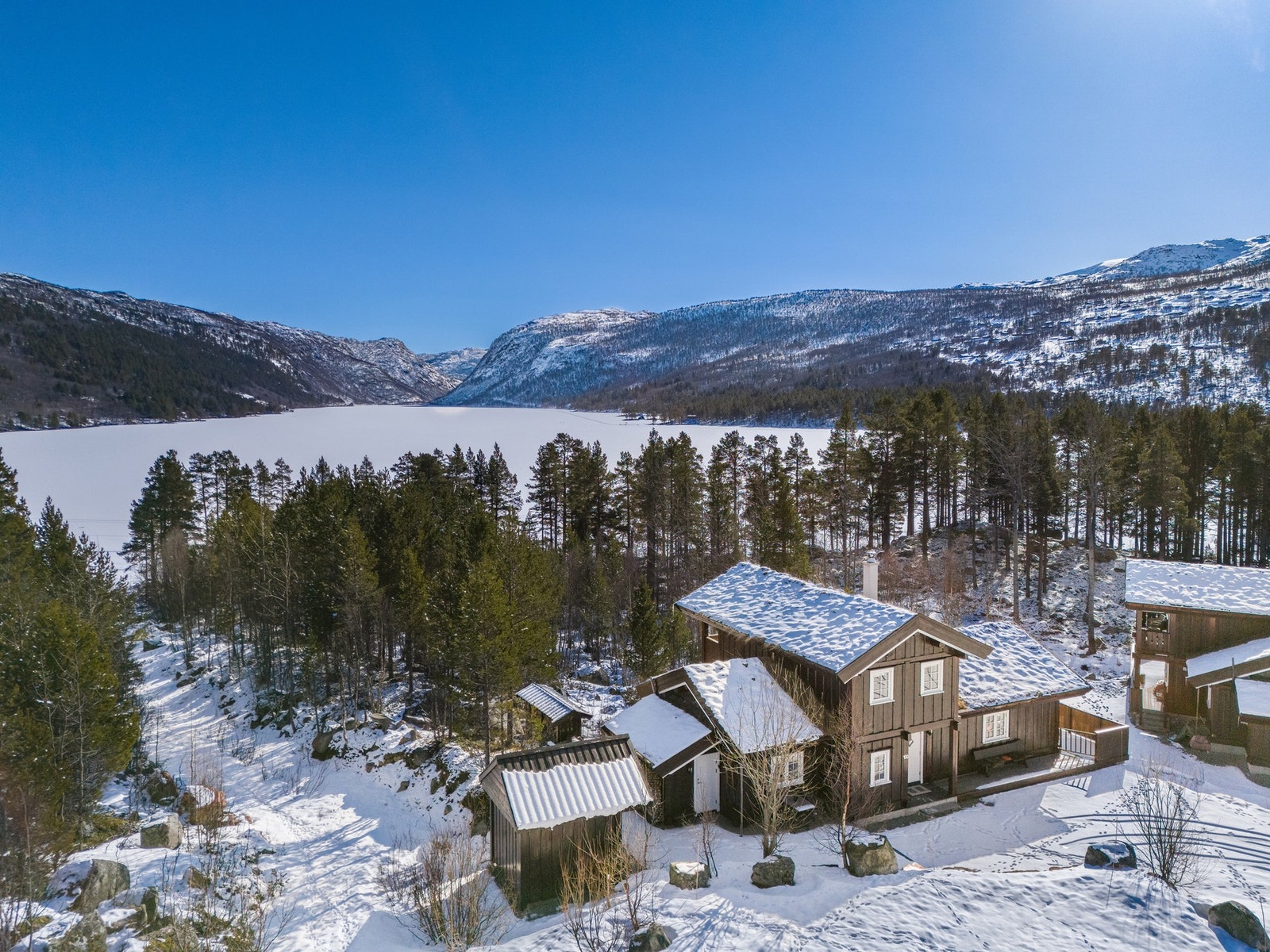 Den stille skjønnheten av naturen, hvor tid og sted nesten forsvinner Galleribilde